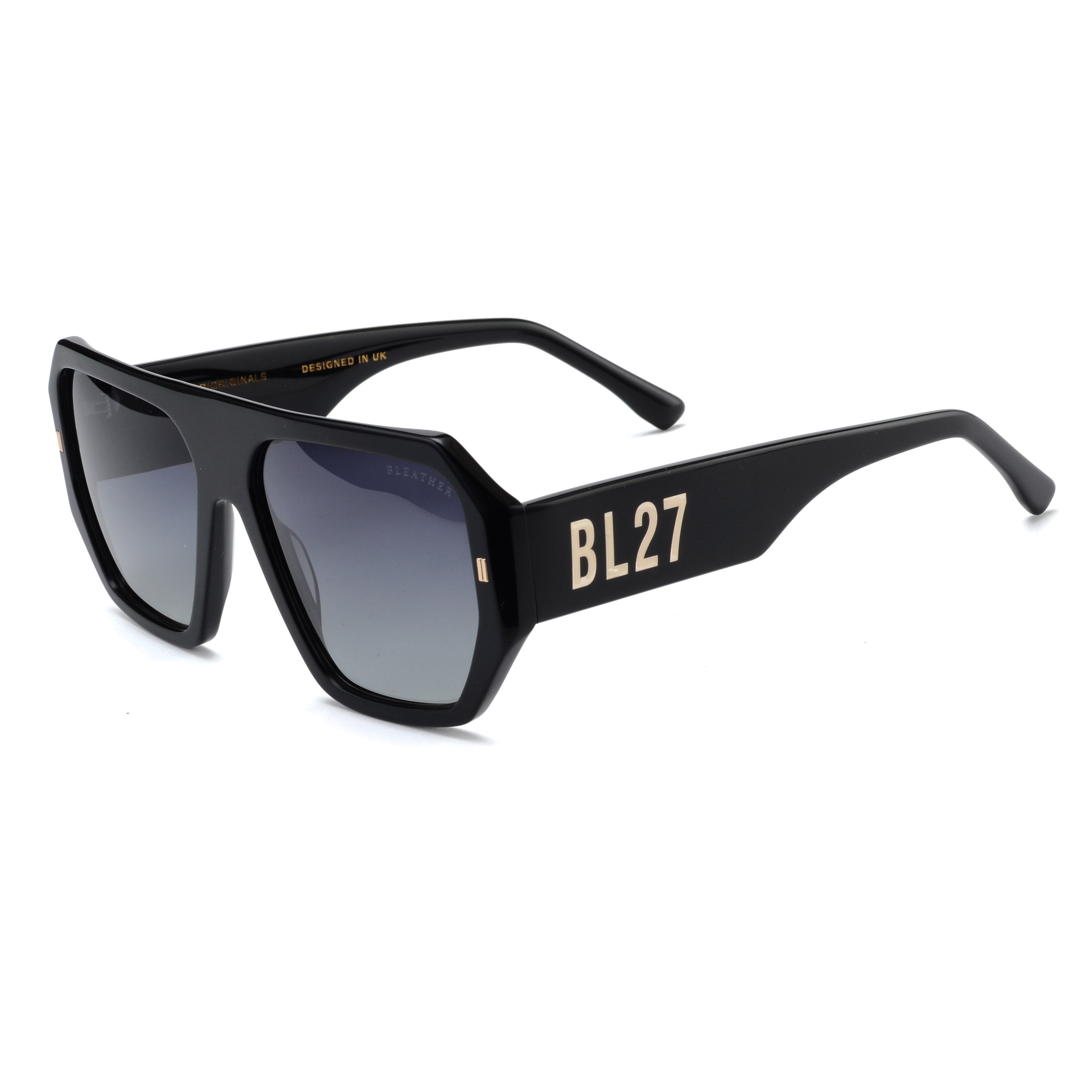 1927: Lunettes de soleil de luxe Noir