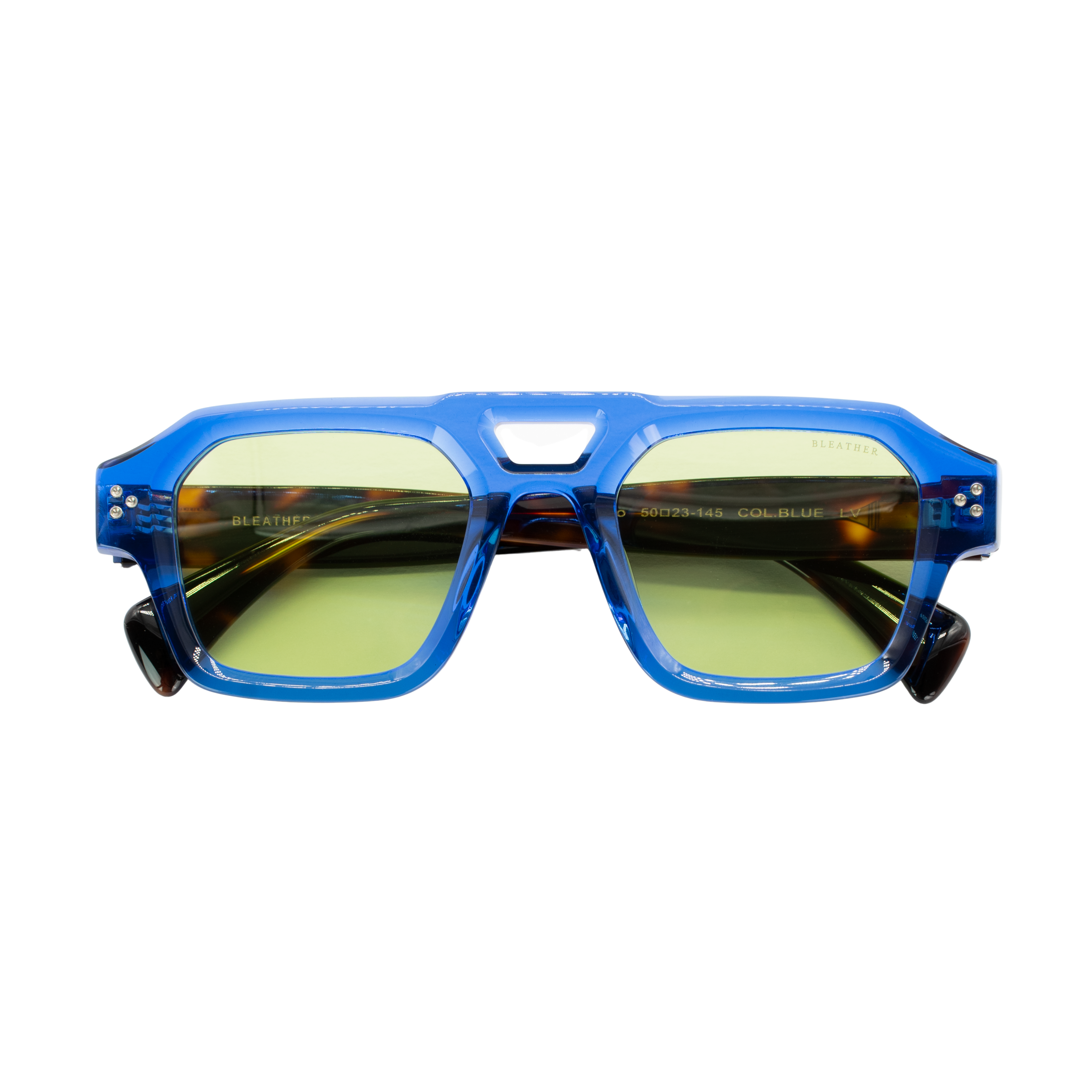 Theo: Lunettes de soleil de luxe Bleu
