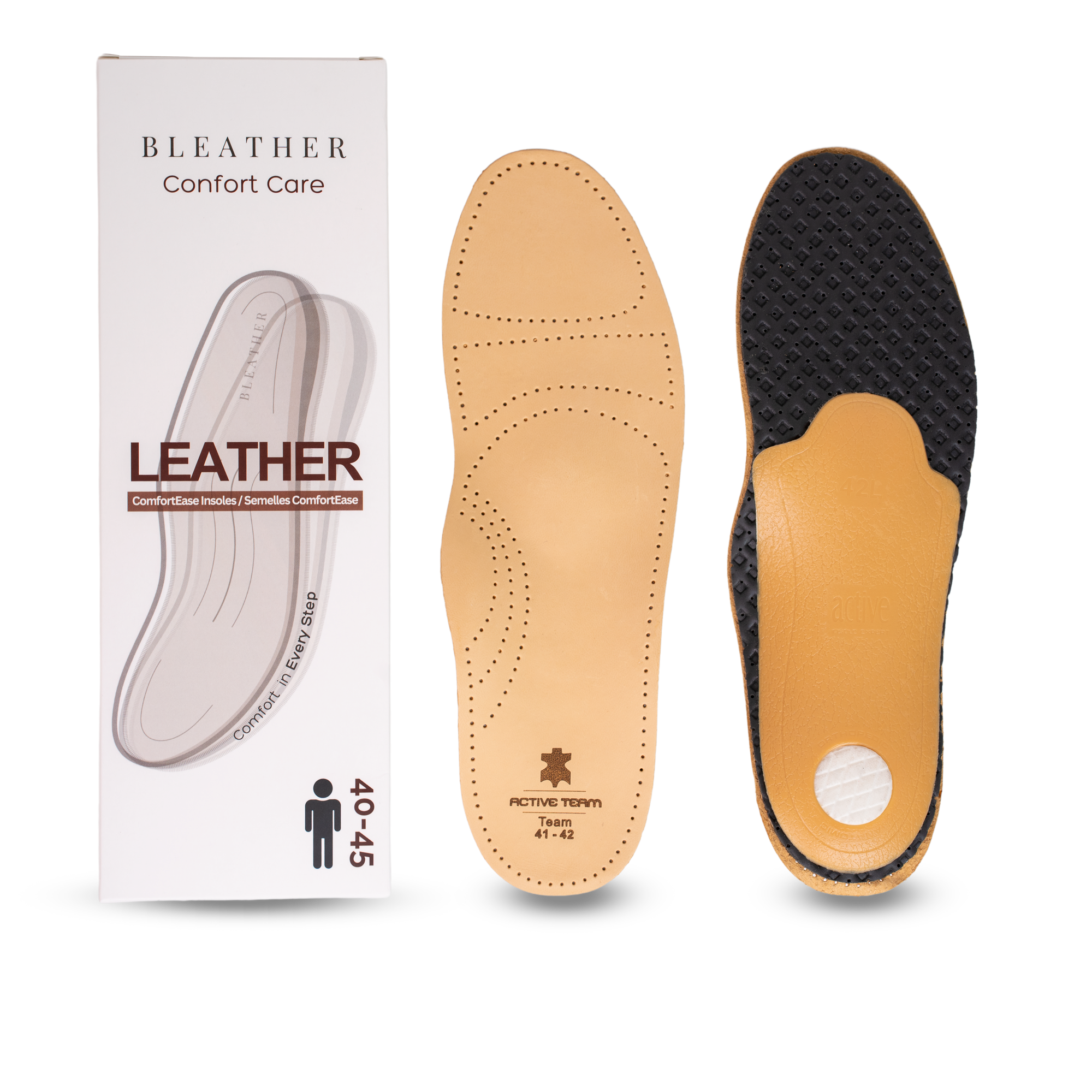 Semelles ConfortEase - Cuir