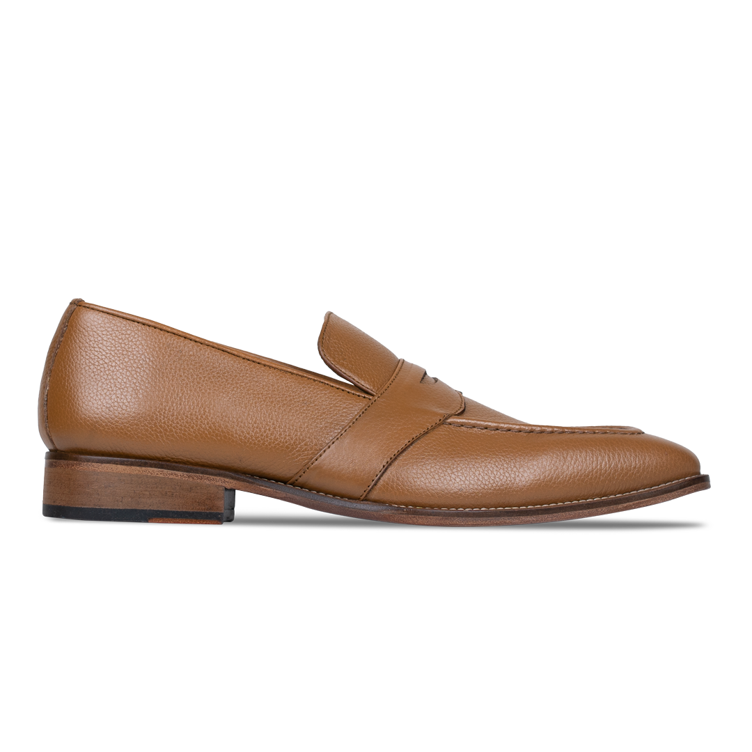 River: Mocassin Homme - Guir Cognac