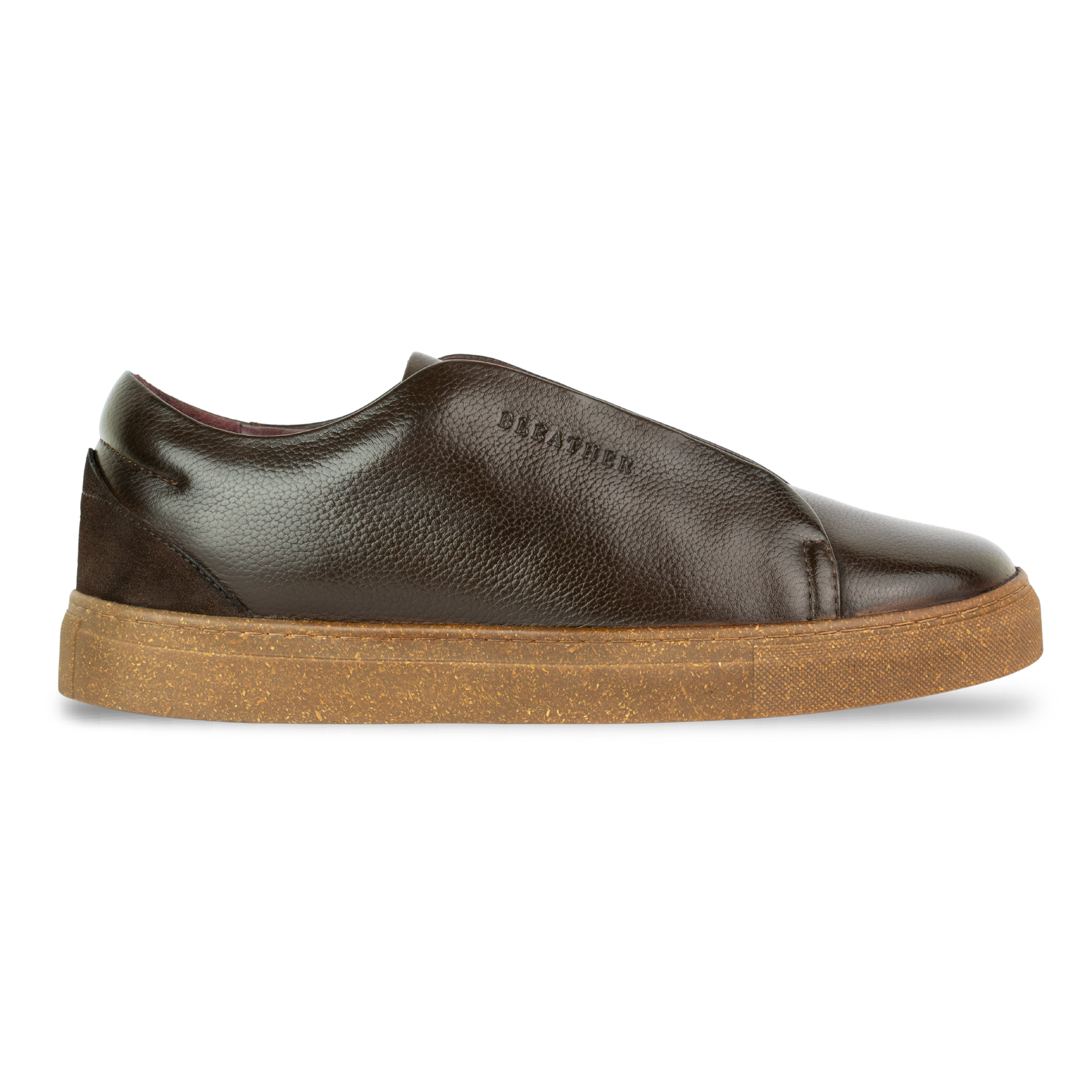 Albert : Sneakers Homme - Cuir Marron