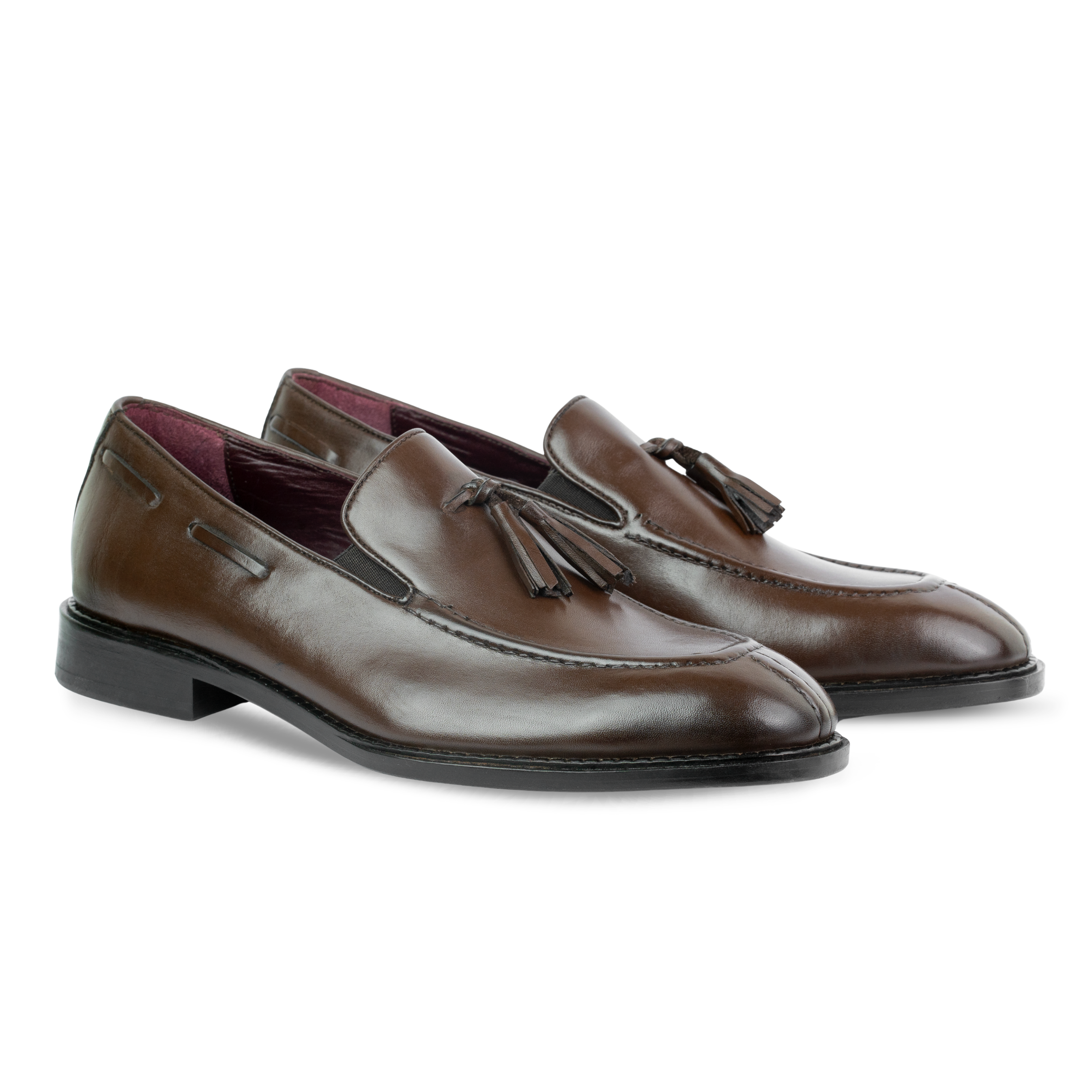 Reign: Mocassin Homme - Cuir Marron