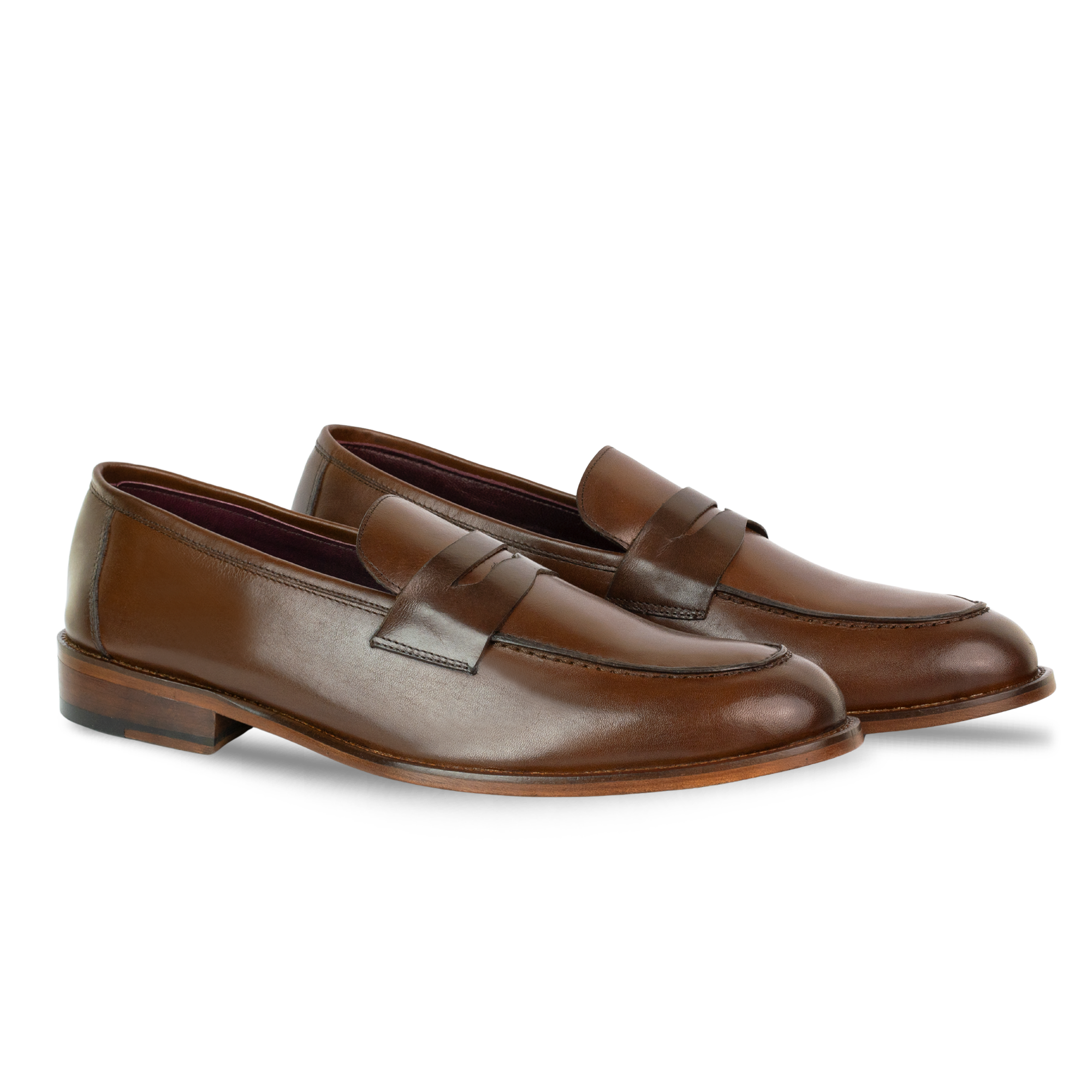 Andrew: Mocassin Homme - Cuir Marron