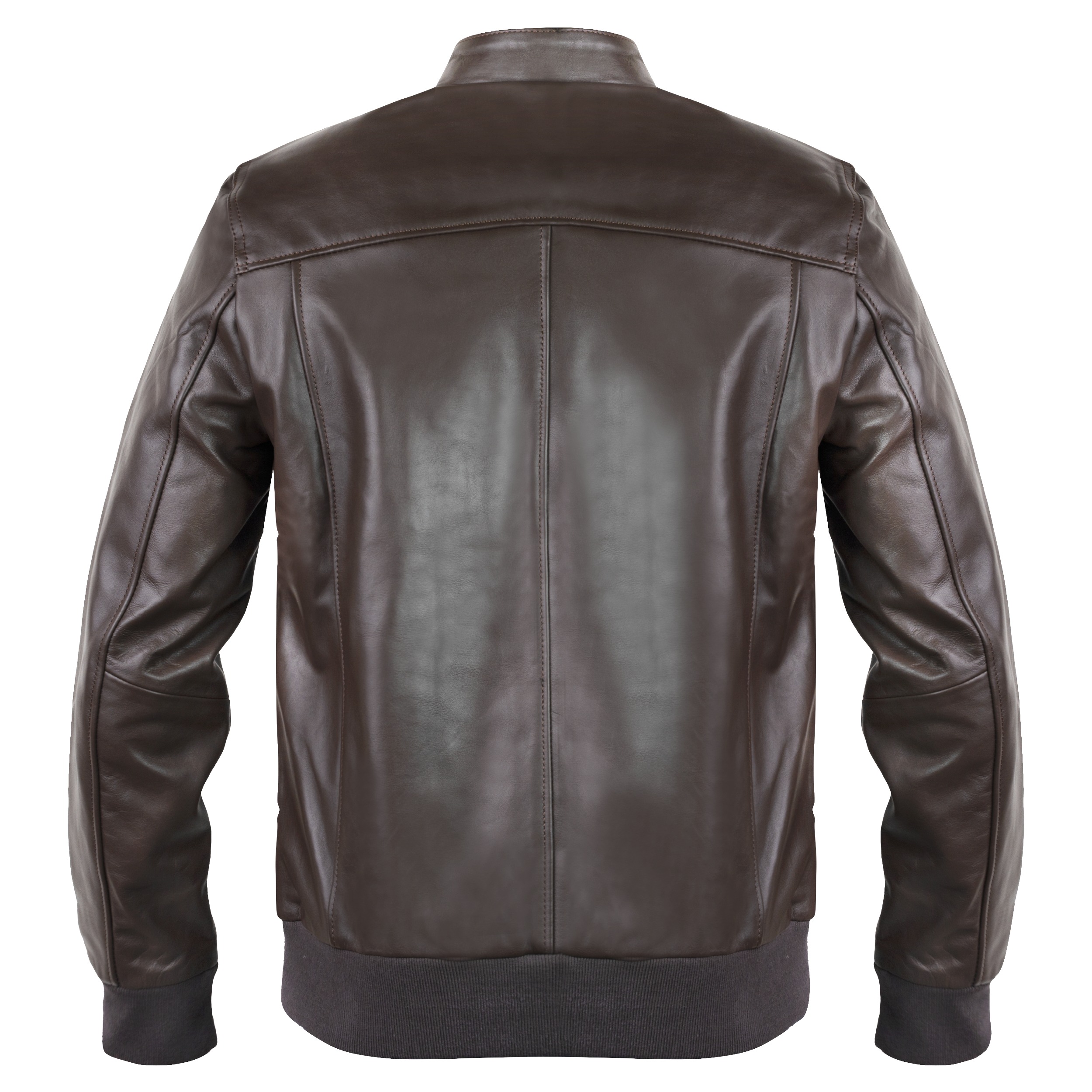 Vanguard: Jacket Hommes - Cuir Marron