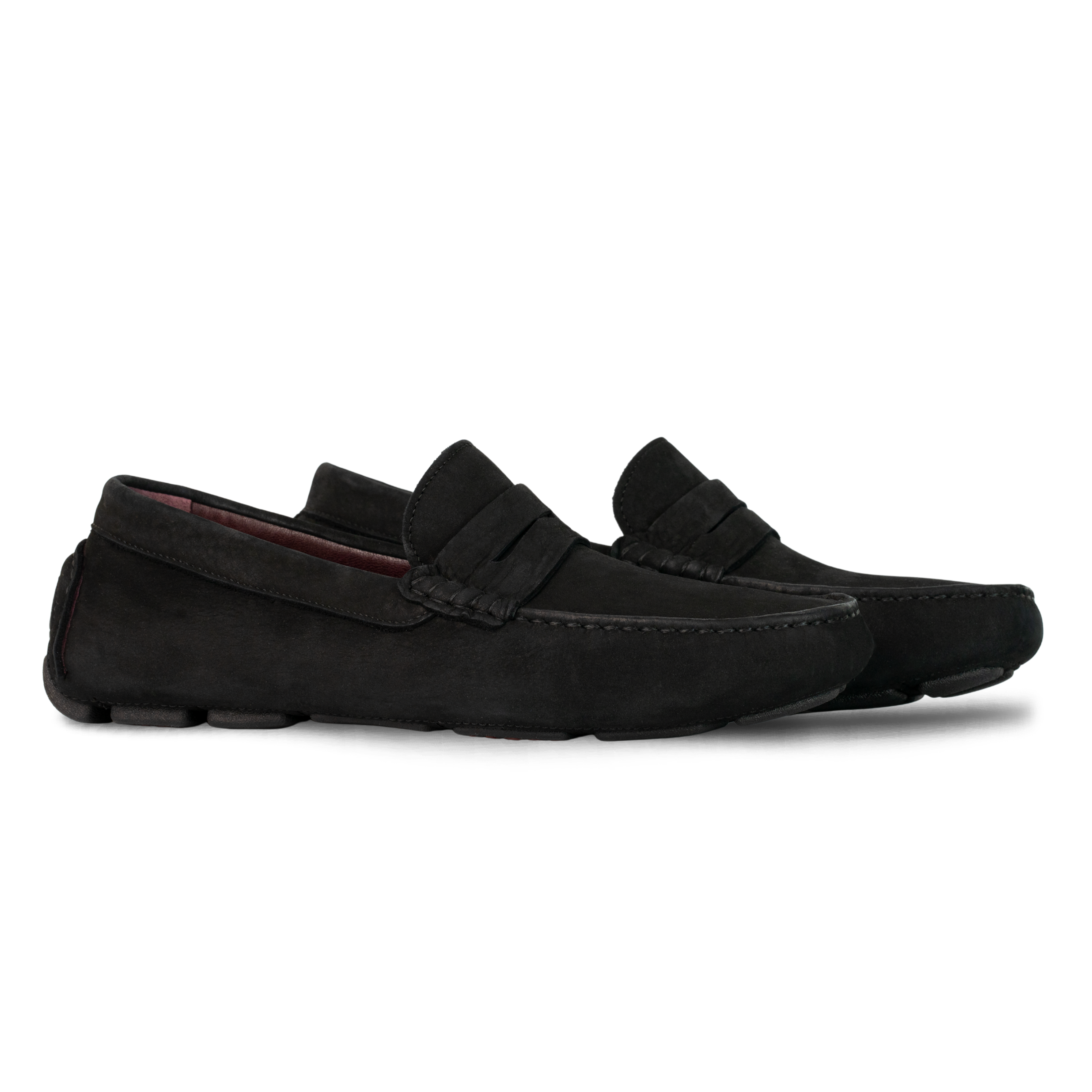 Harvey : Mocassin Homme - Nubuck Noir
