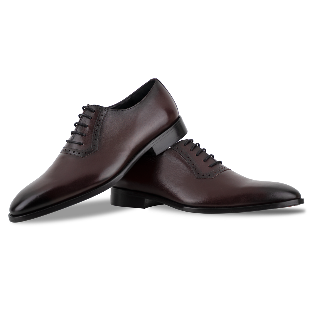 Branson: Richelieu Homme - Cuir Bordeaux