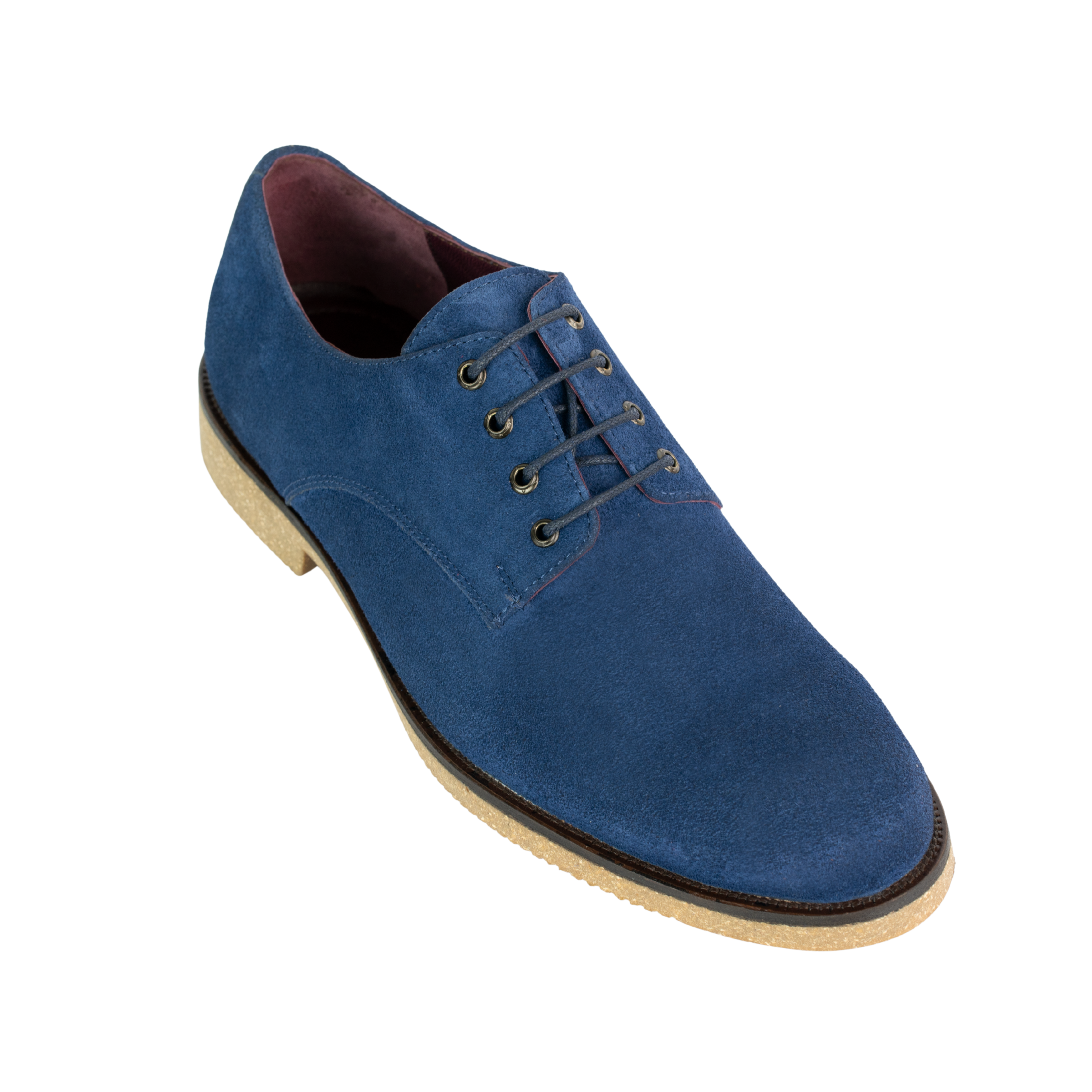 Clive: Derby Homme - Daim Bleu