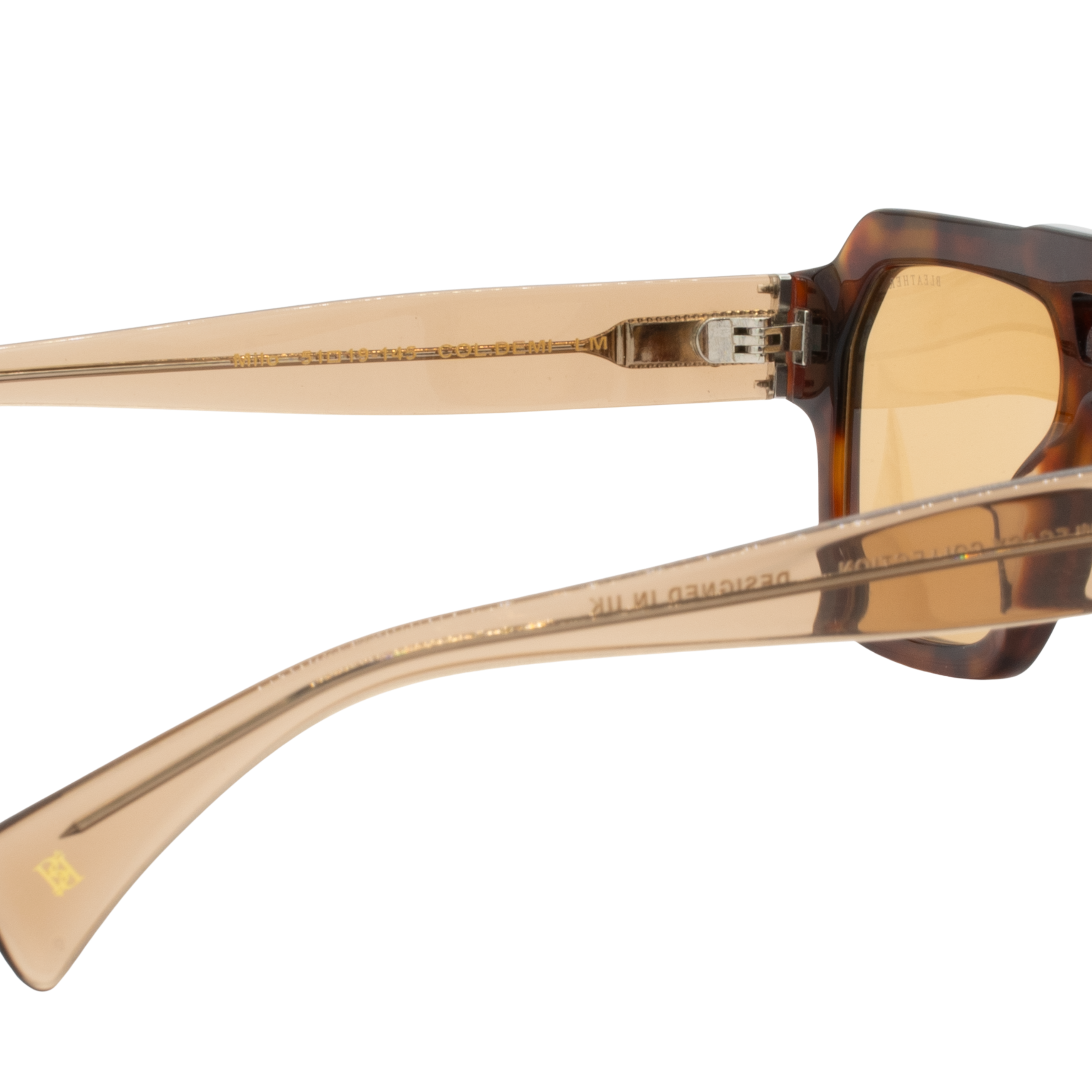 Milo: Lunettes de soleil de luxe Havane