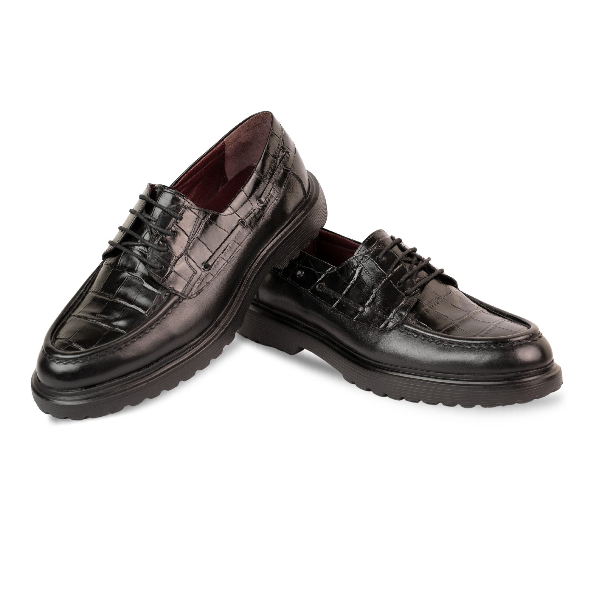Monarch: Derby Homme - Cuir Noir