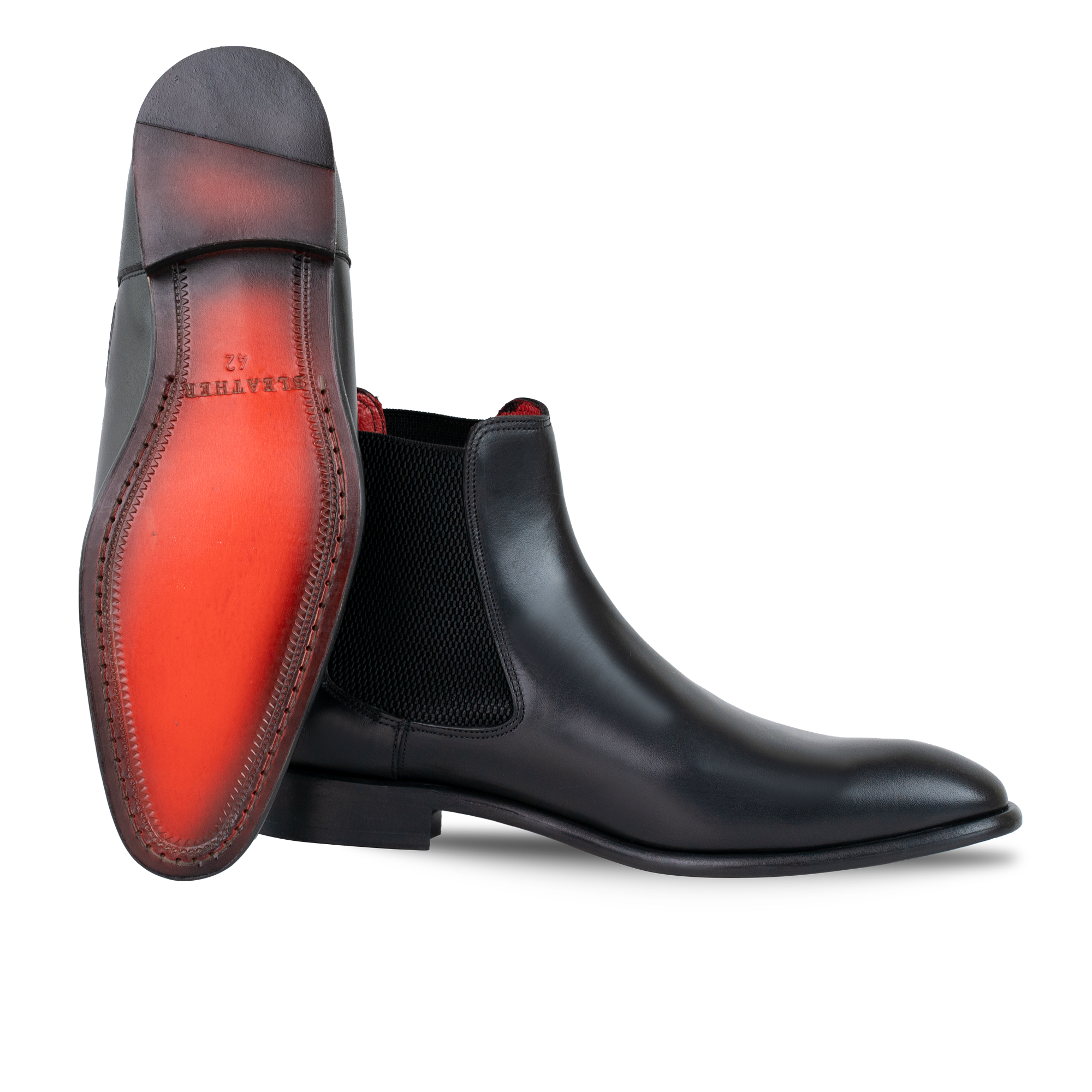 Alton: Chelsea Boots Homme - Cuir Noir