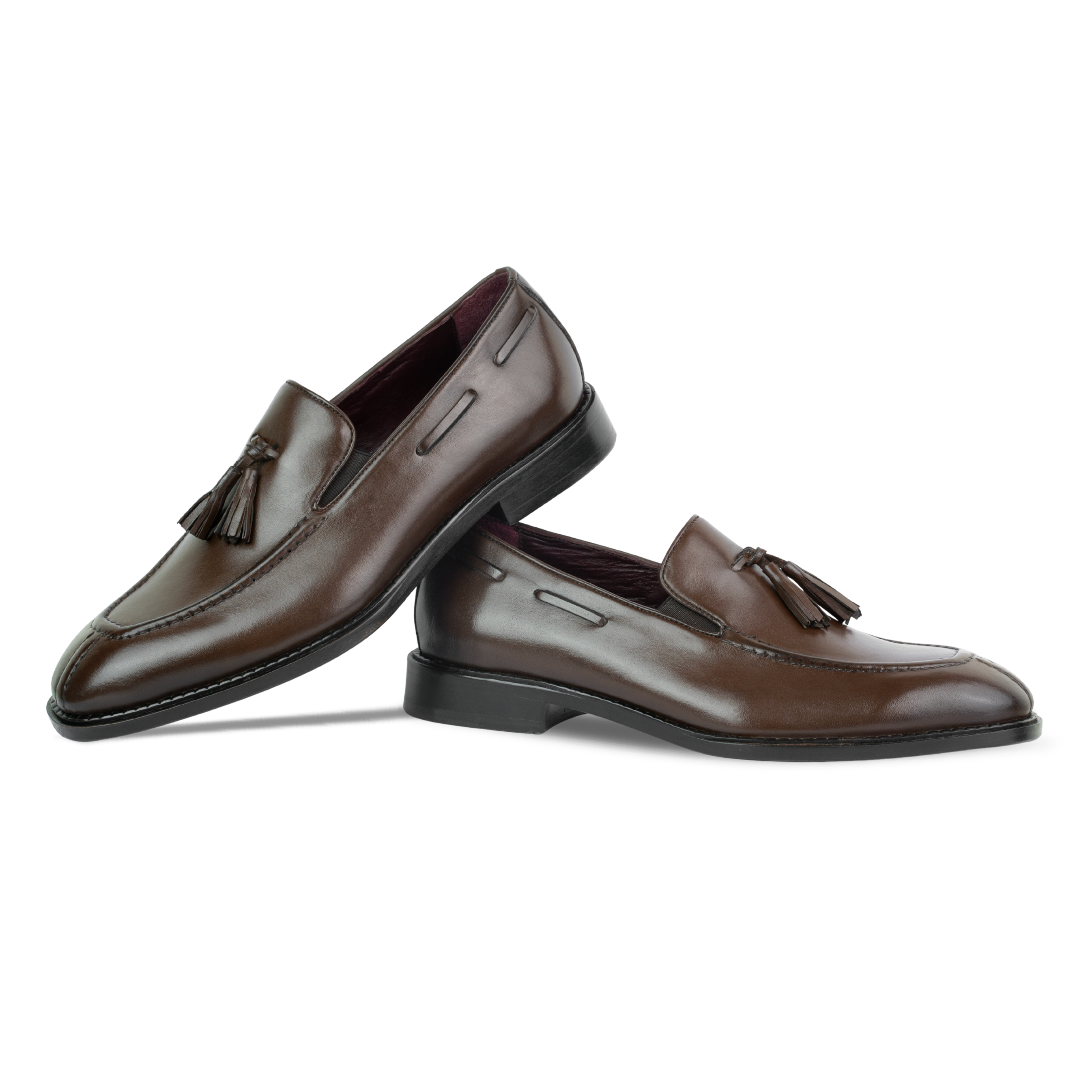 Reign: Mocassin Homme - Cuir Marron