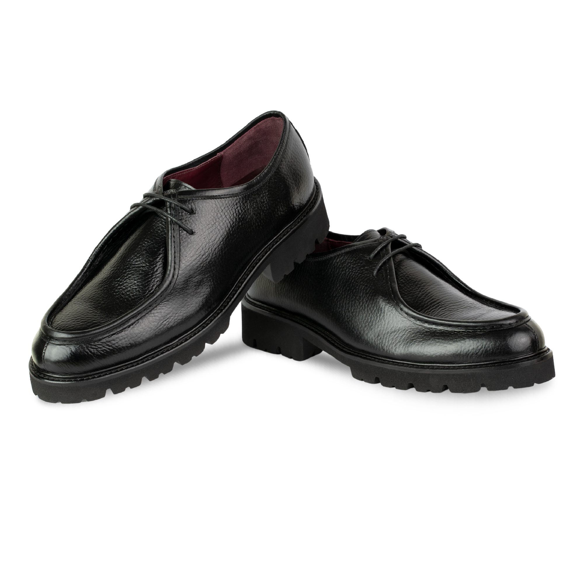 Noble: Derby Homme - Cuir Noir