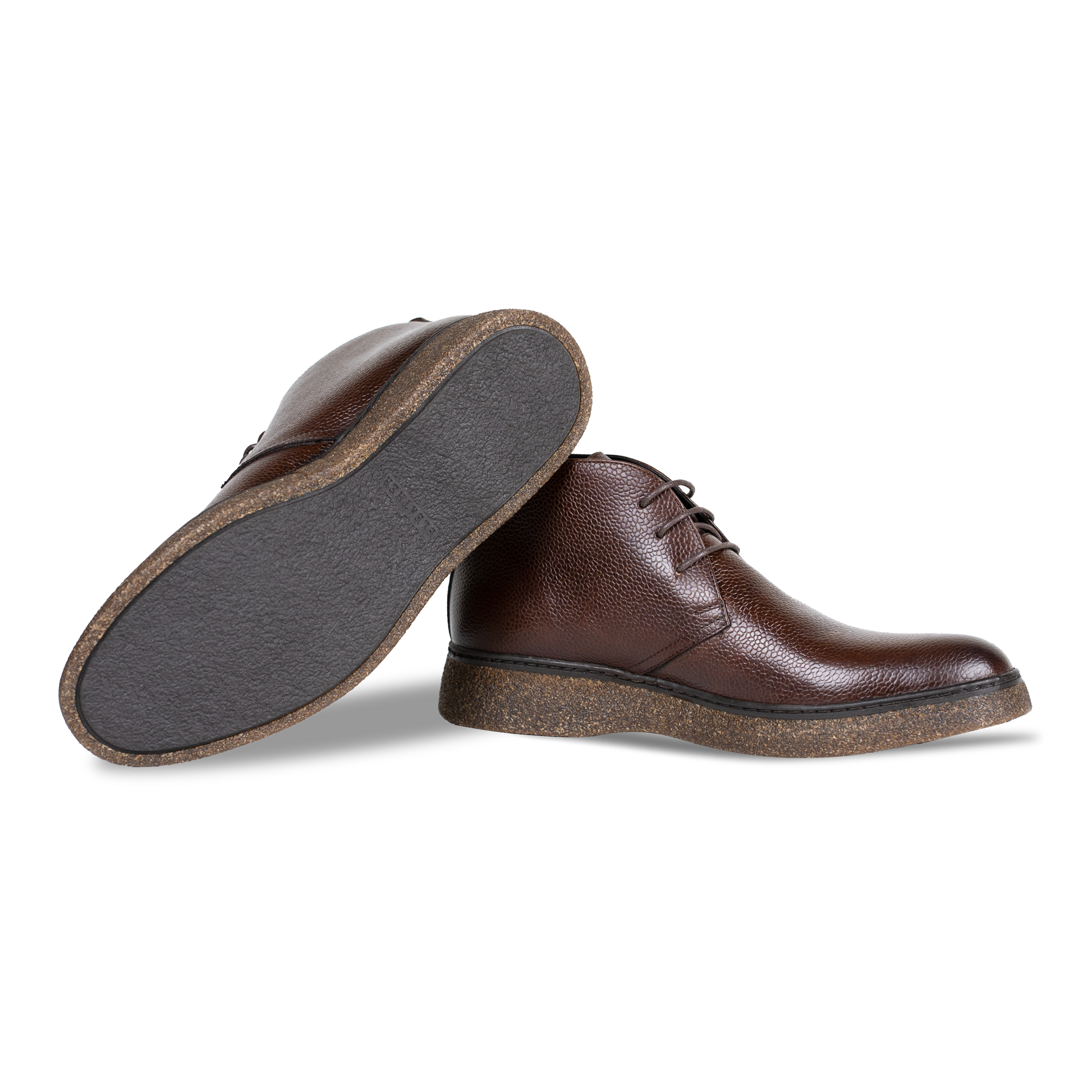 Bridge: Demi Bottes Homme - Cuir Marron