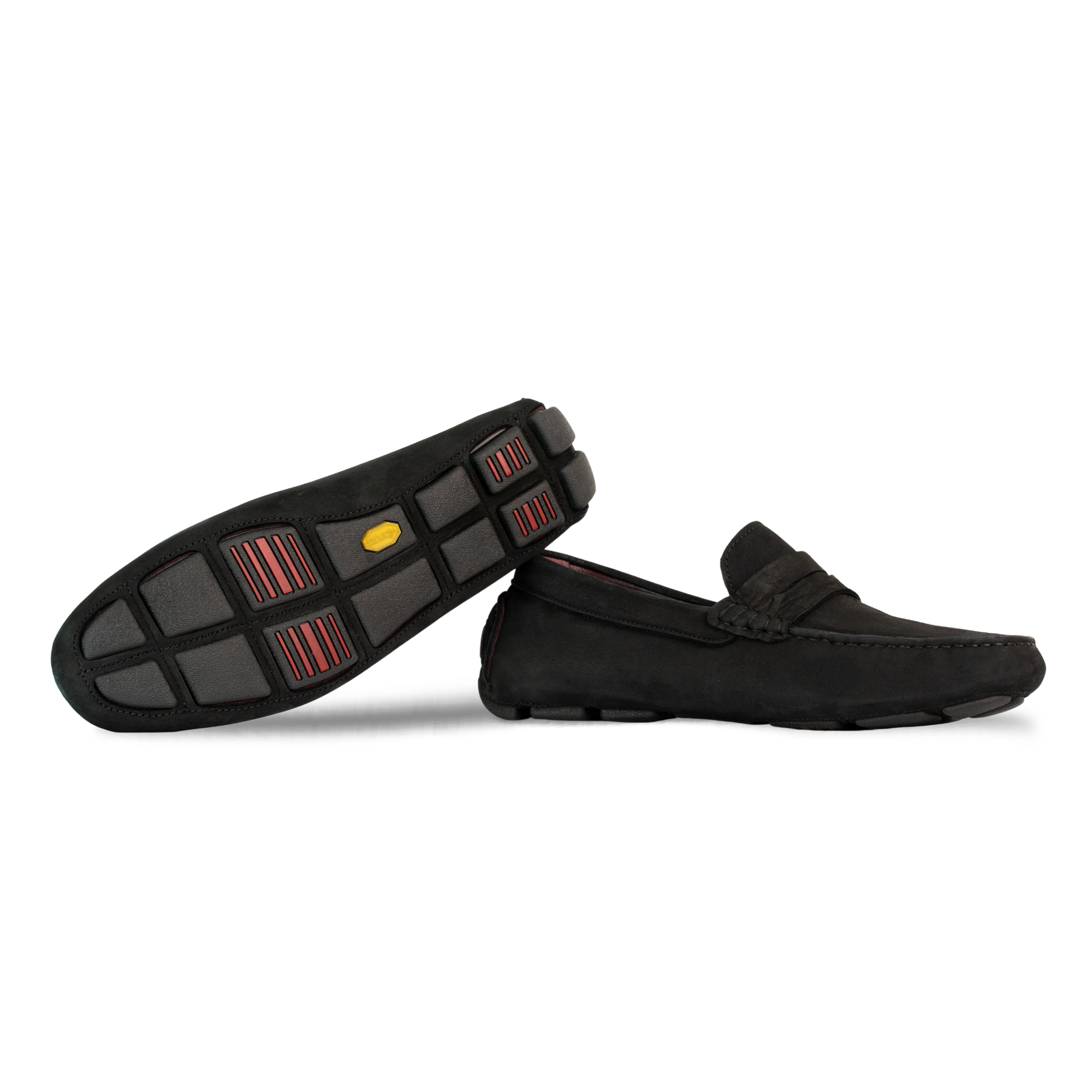 Harvey : Mocassin Homme - Nubuck Noir