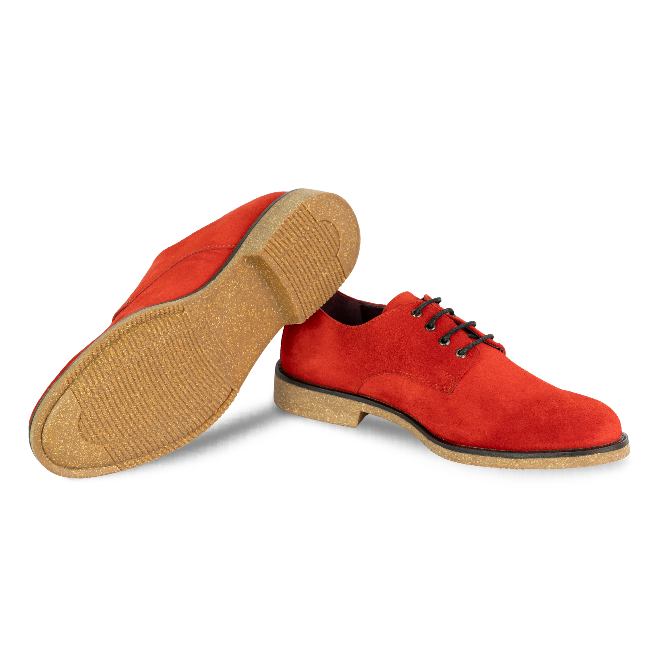 Clive: Derby Homme - Daim Rouge