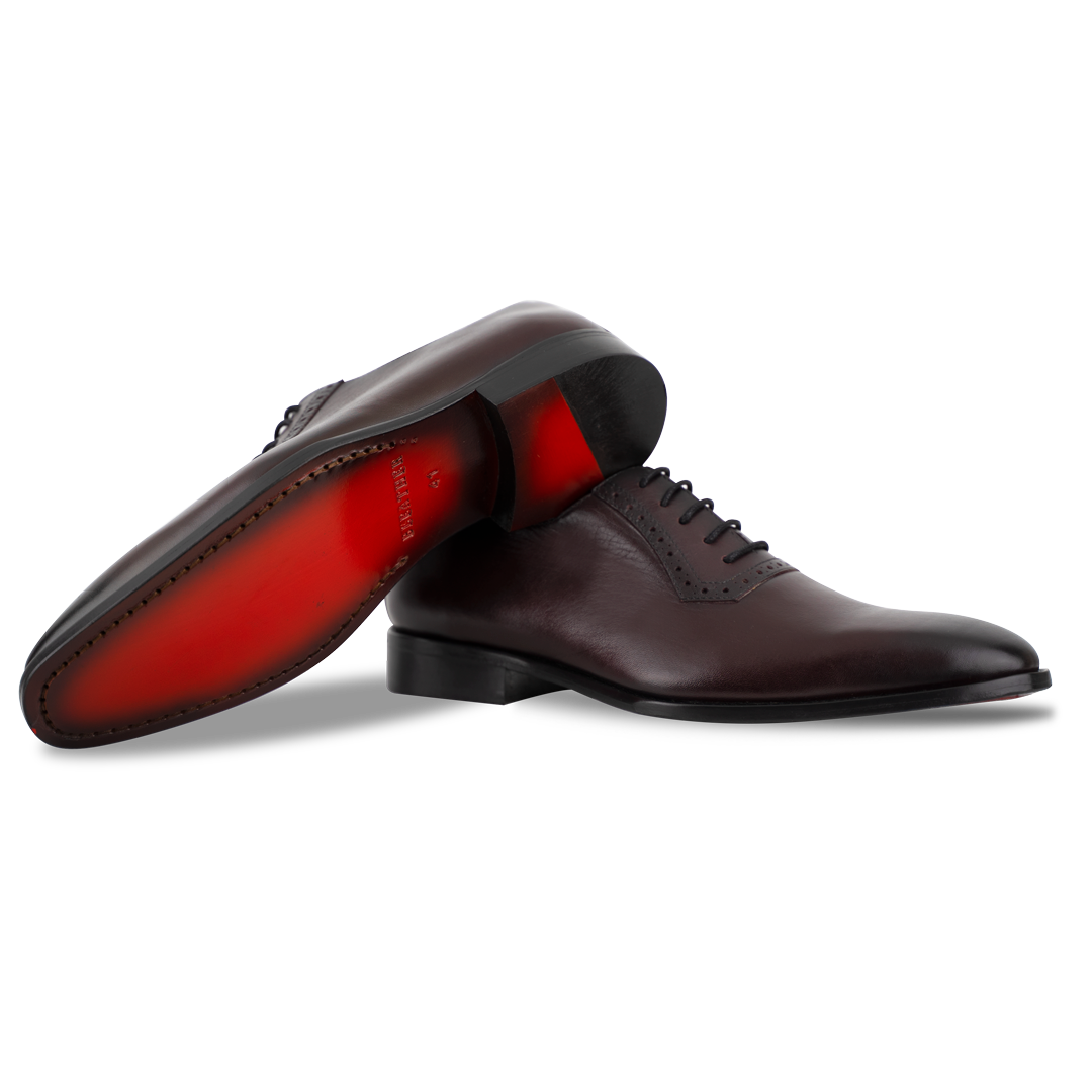 Branson: Richelieu Homme - Cuir Bordeaux