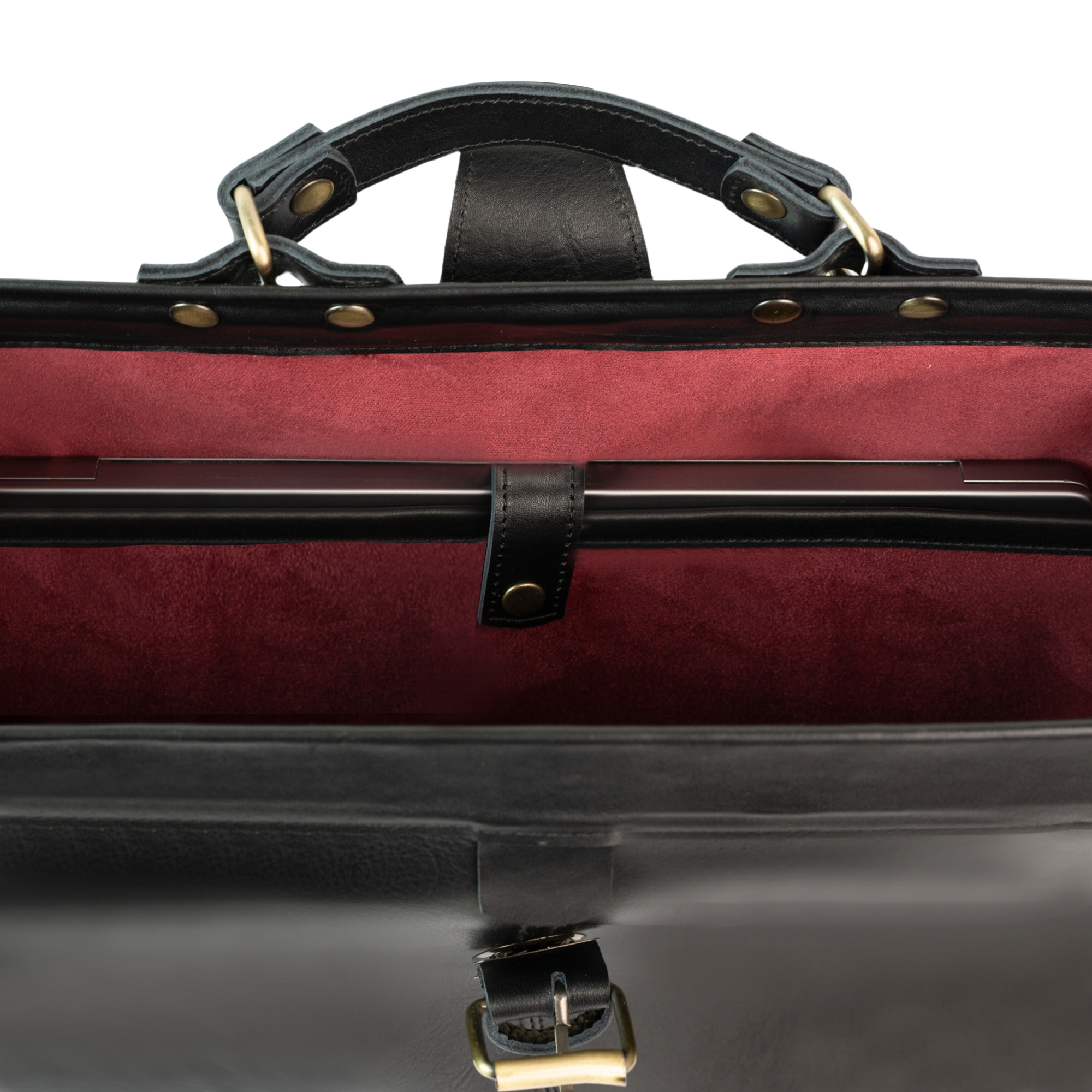 Practitioner: Cartable - Cuir Noir