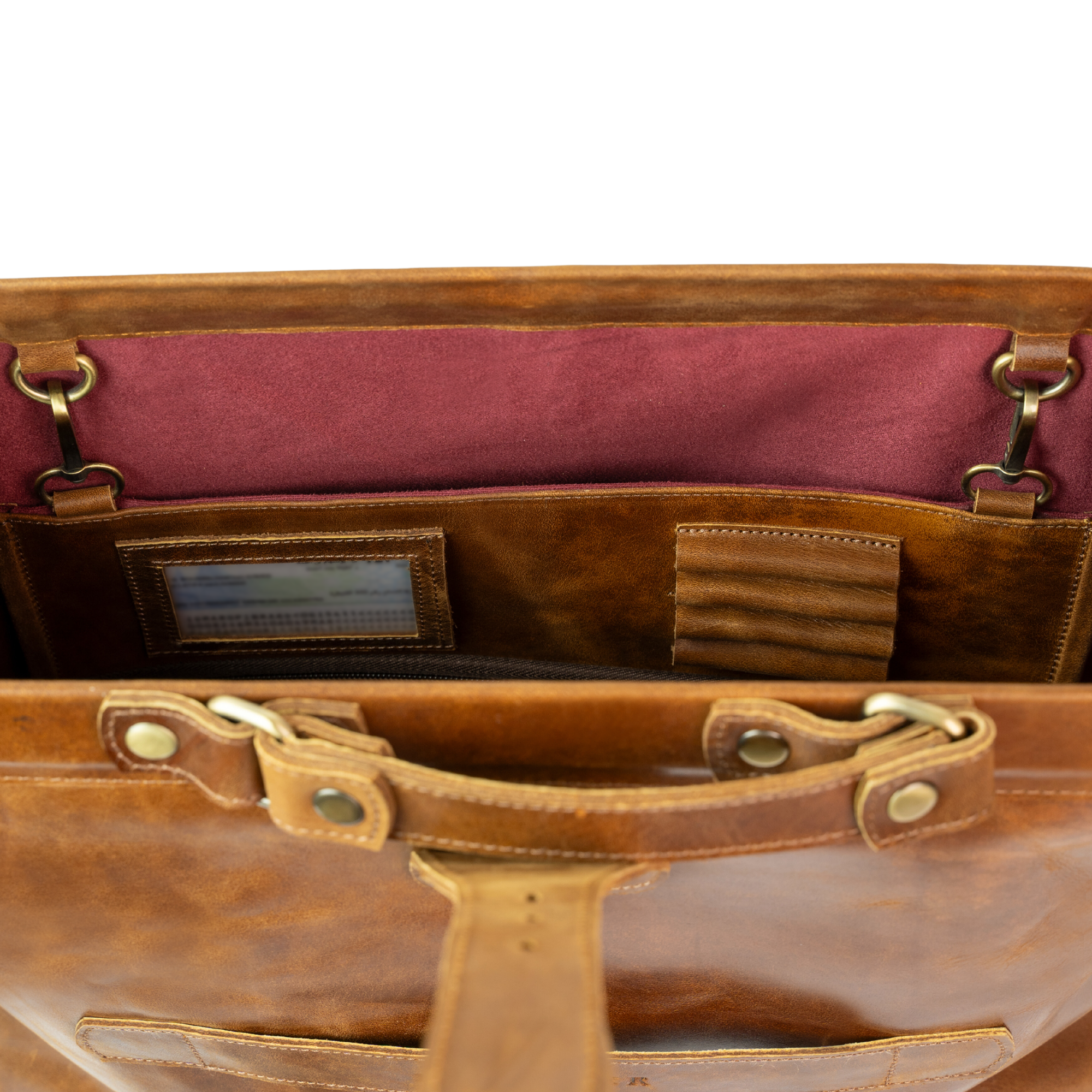 Practitioner: Cartable - Cuir Tabac
