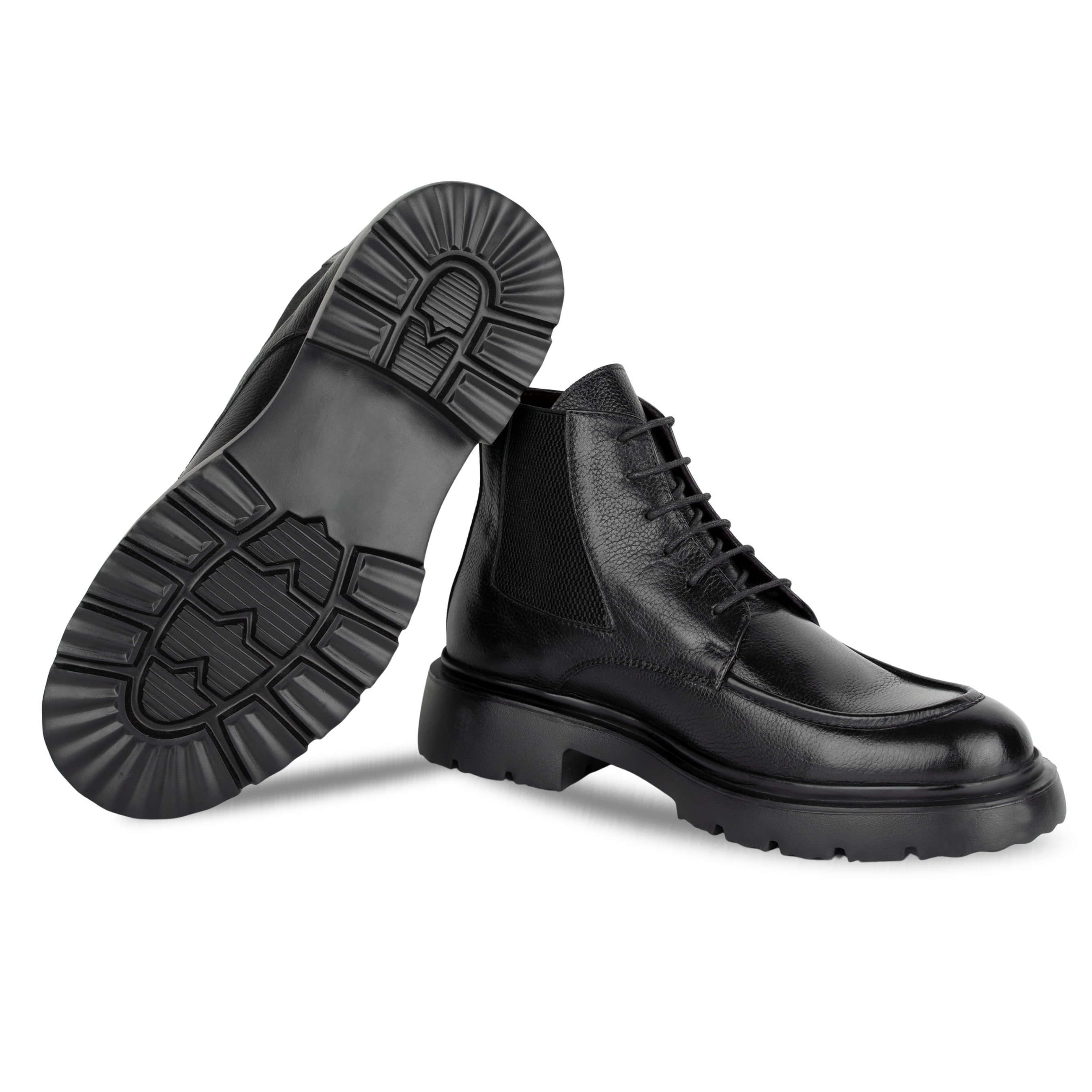 Owen: Bottes Homme - Cuir Noir