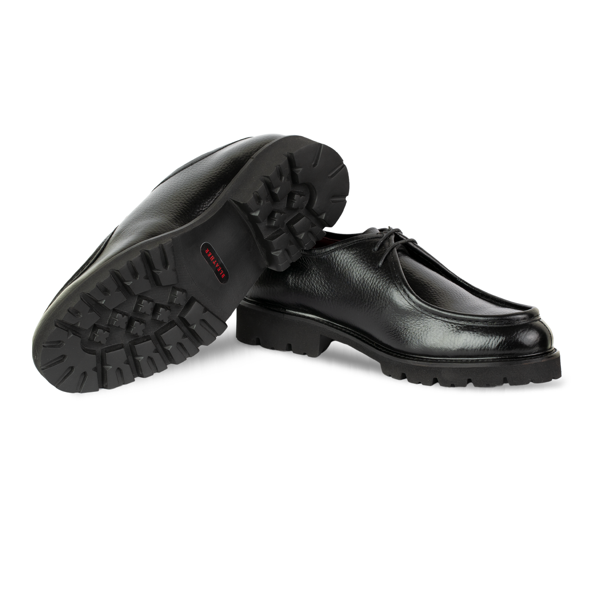 Noble: Derby Homme - Cuir Noir