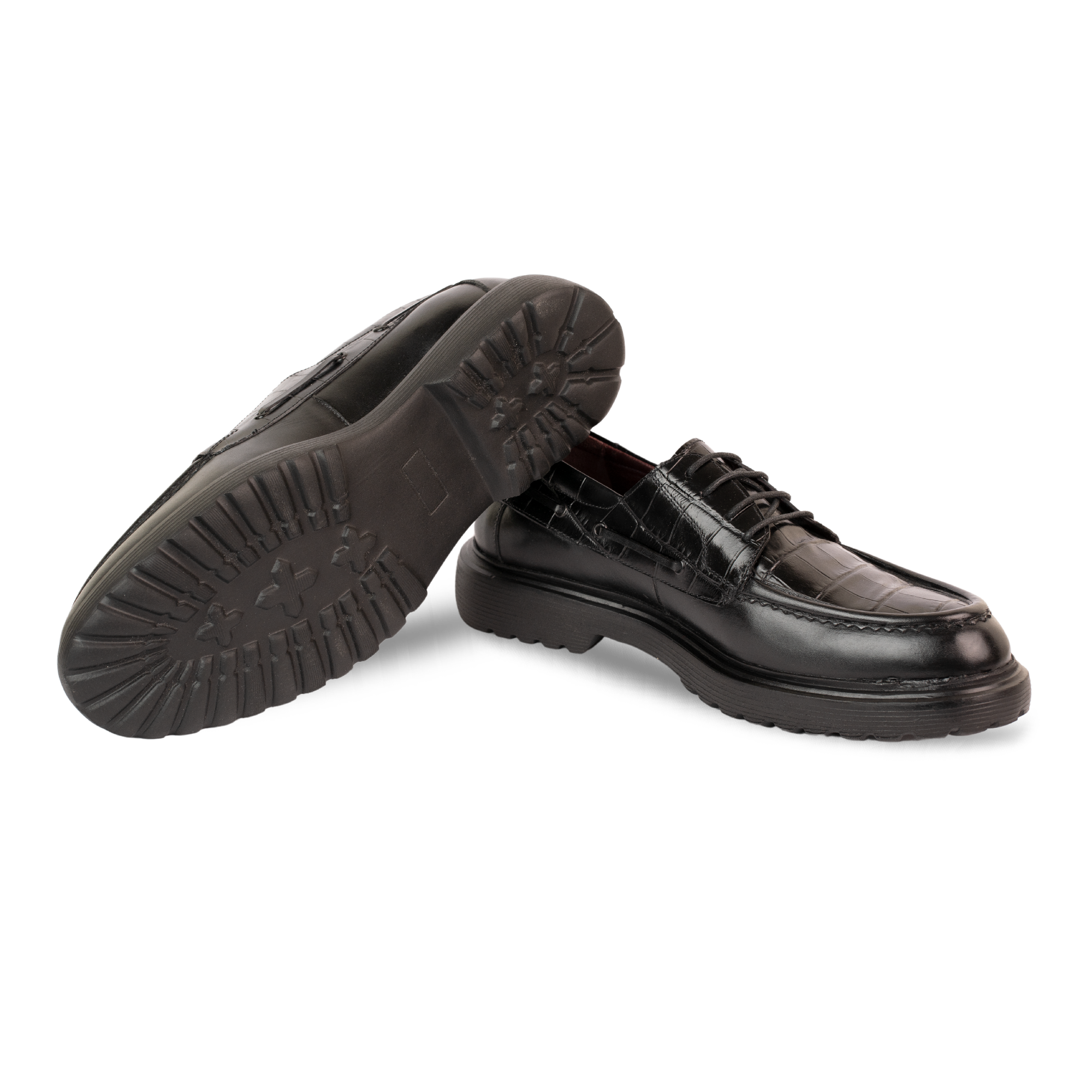 Monarch: Derby Homme - Cuir Noir