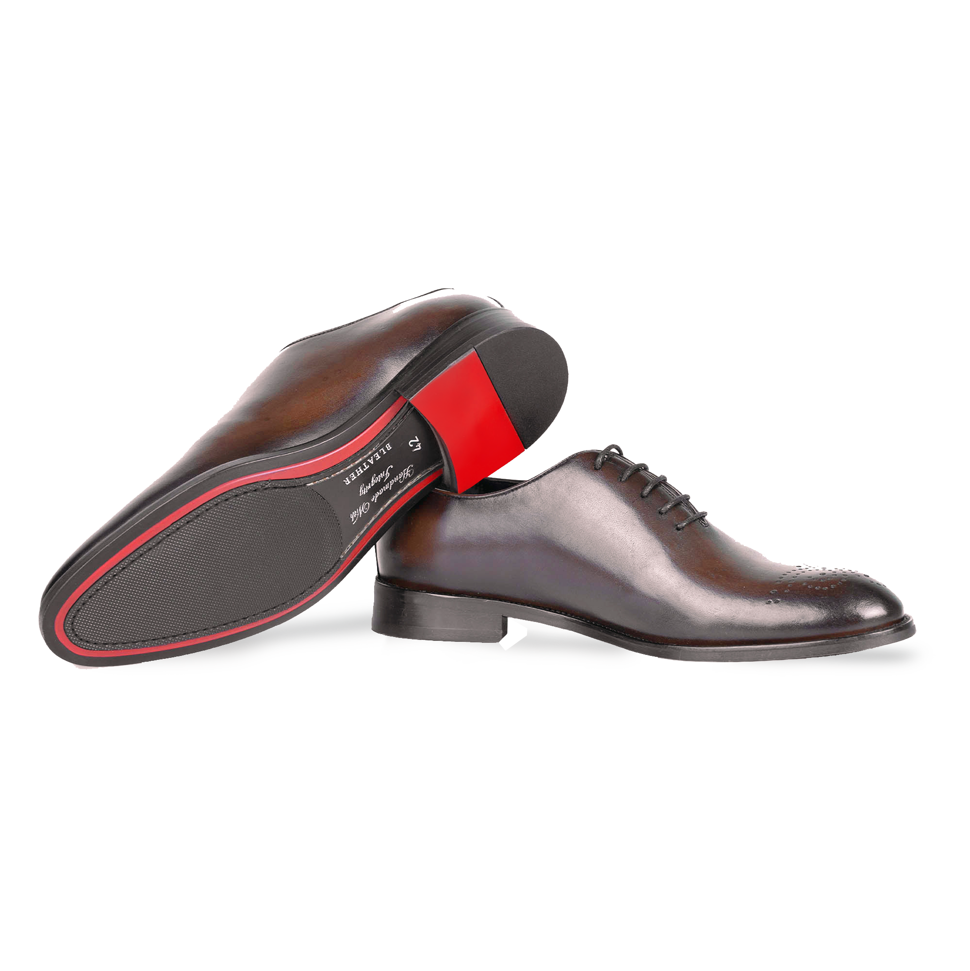 Pharrel: Richelieu Homme - Cuir Marron