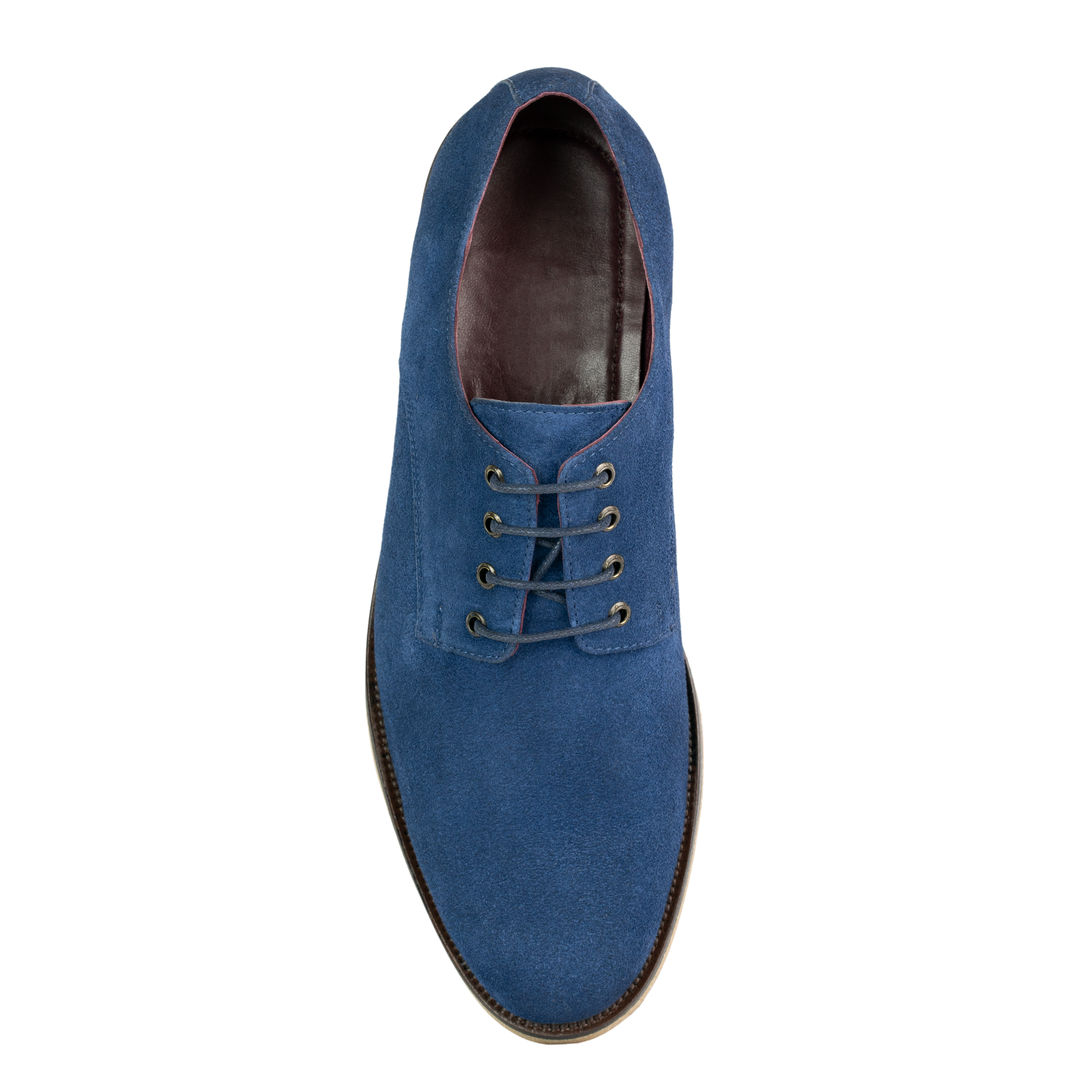 Clive: Derby Homme - Daim Bleu