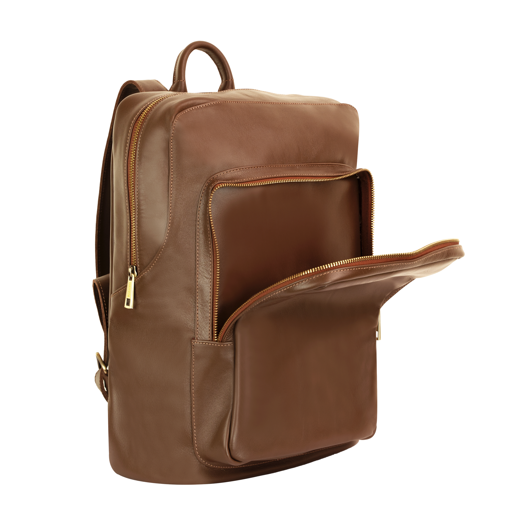 Atlas: Sac à dos - Cuir Camel