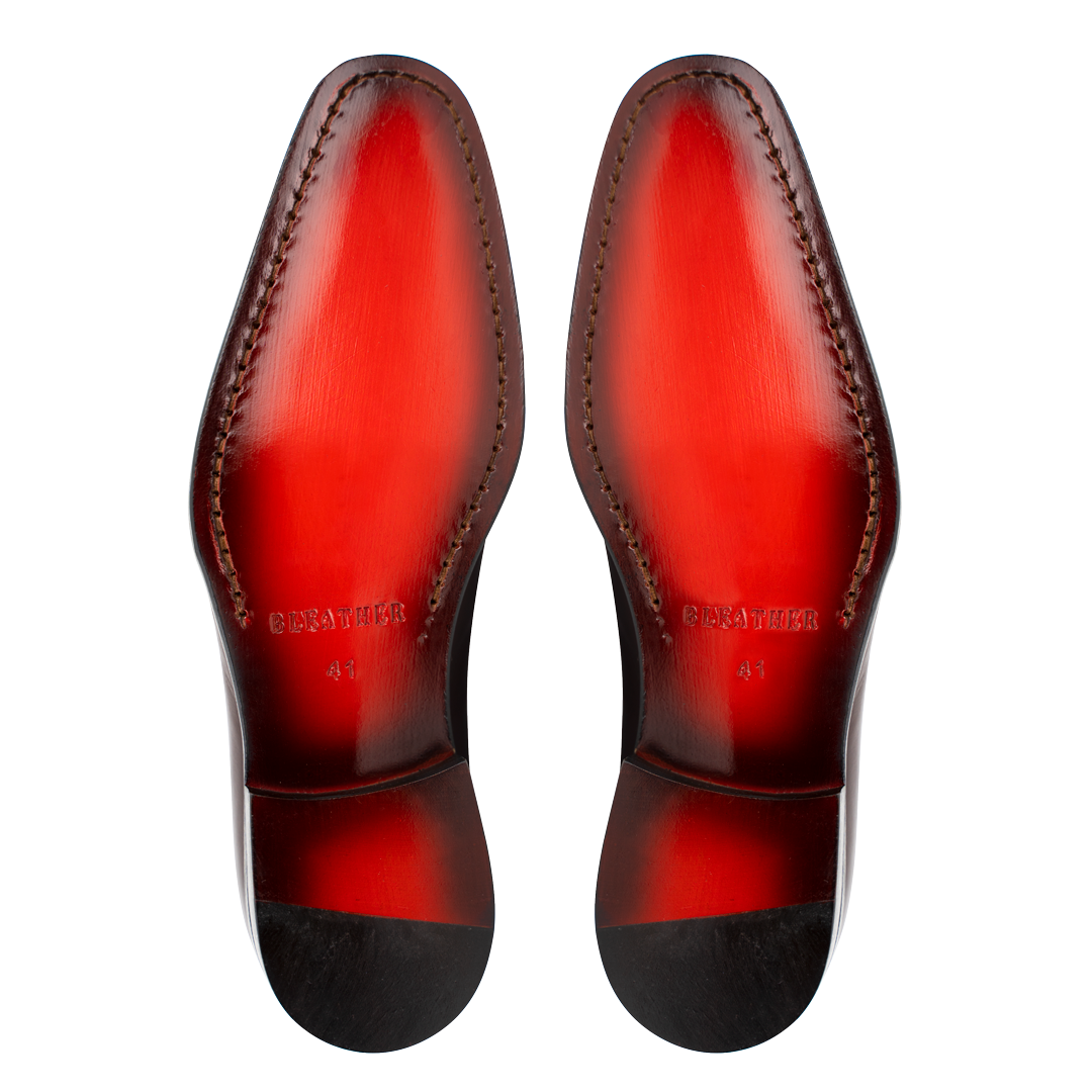 Branson: Richelieu Homme - Cuir Bordeaux