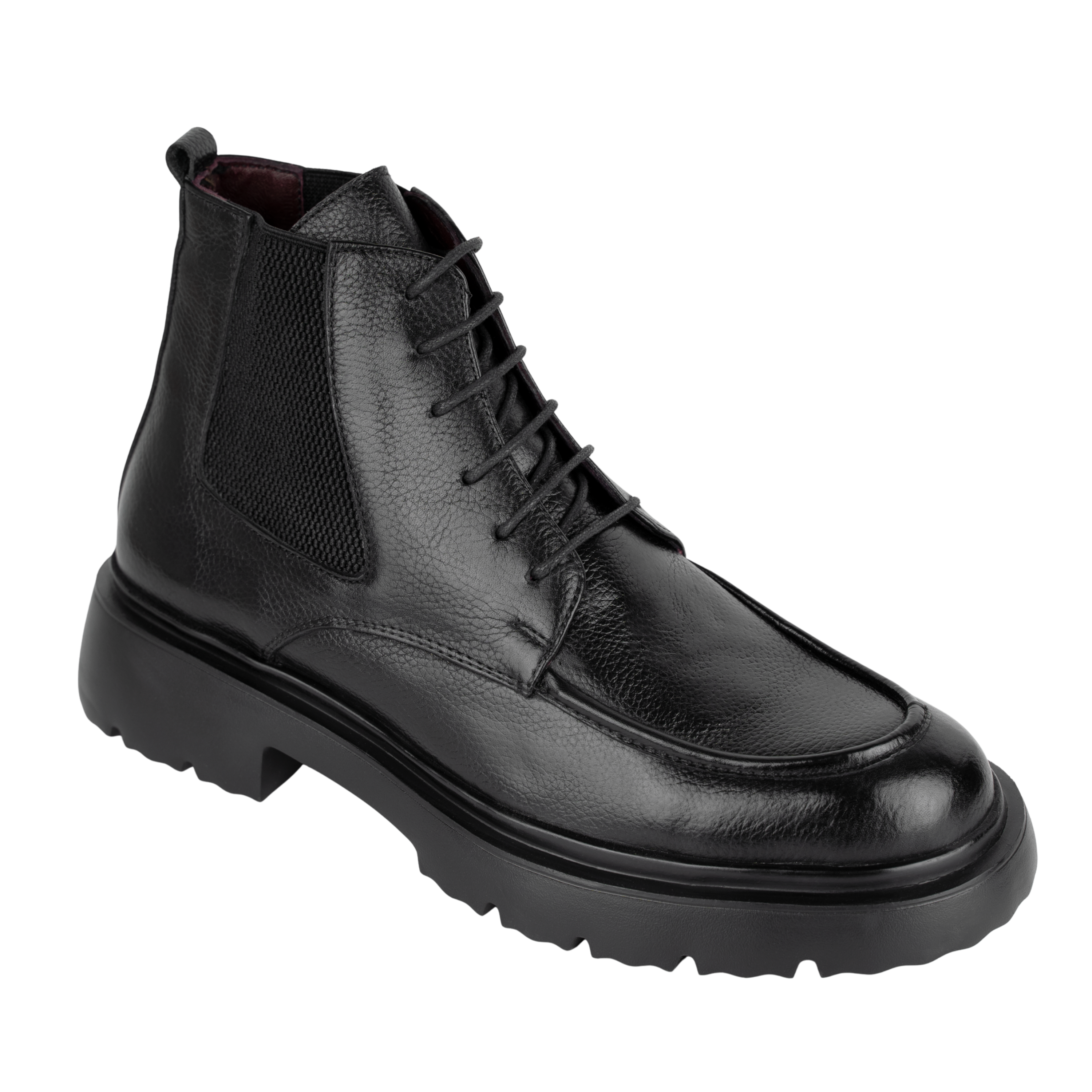 Owen: Bottes Homme - Cuir Noir