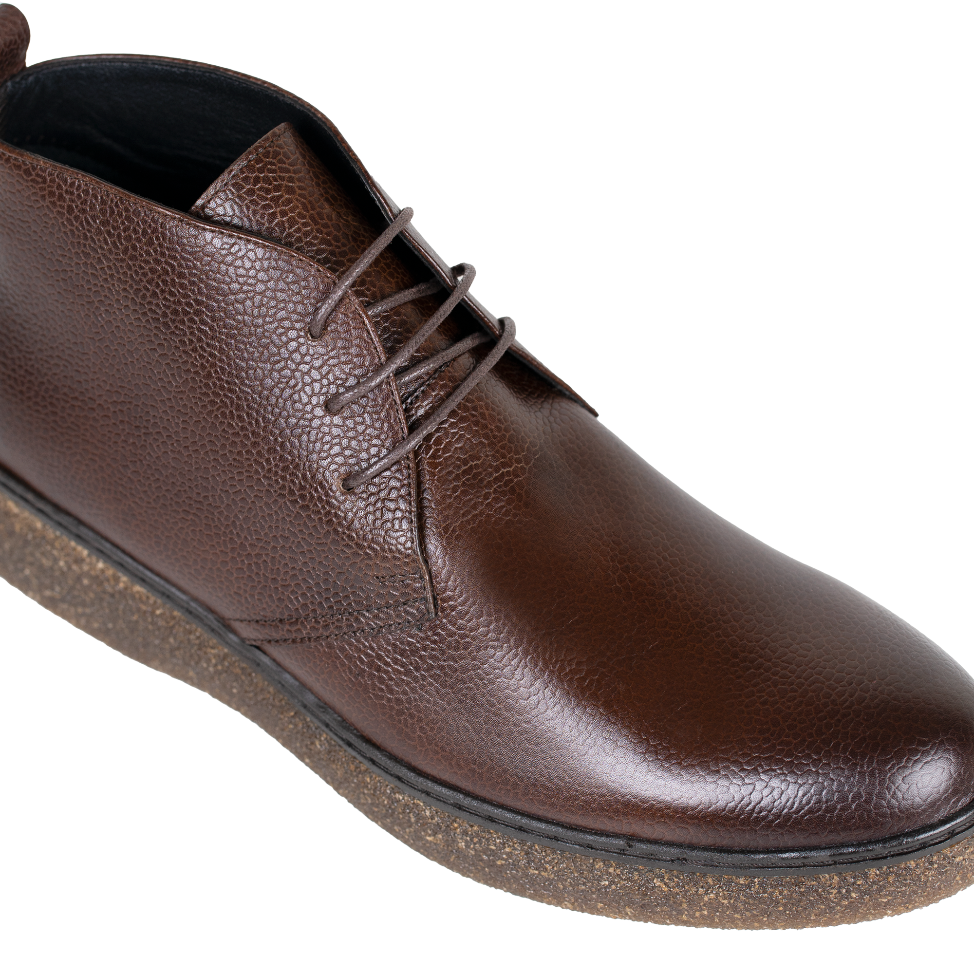 Bridge: Demi Bottes Homme - Cuir Marron