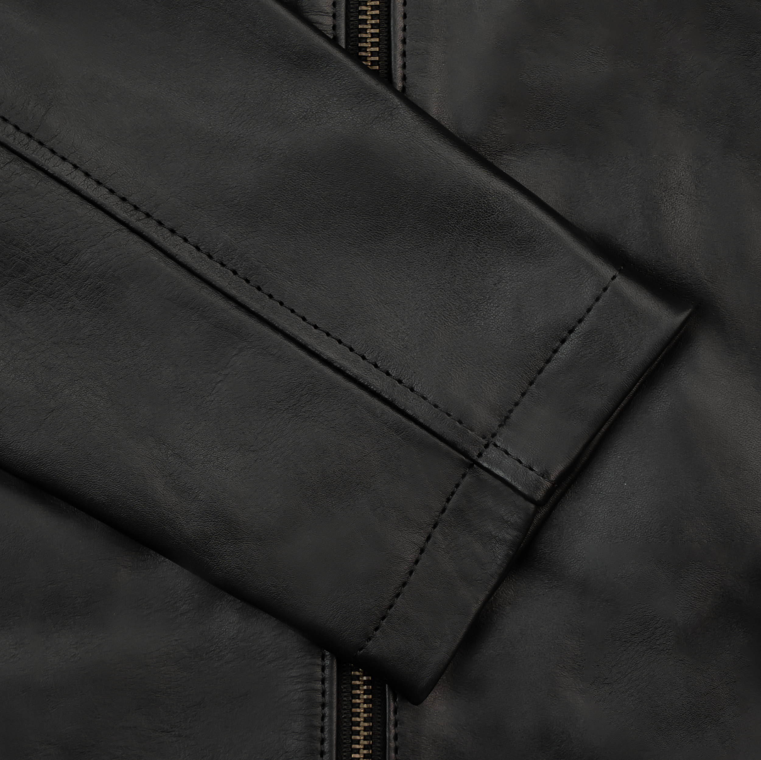 Heritage: Veste Hommes - Cuir Noir