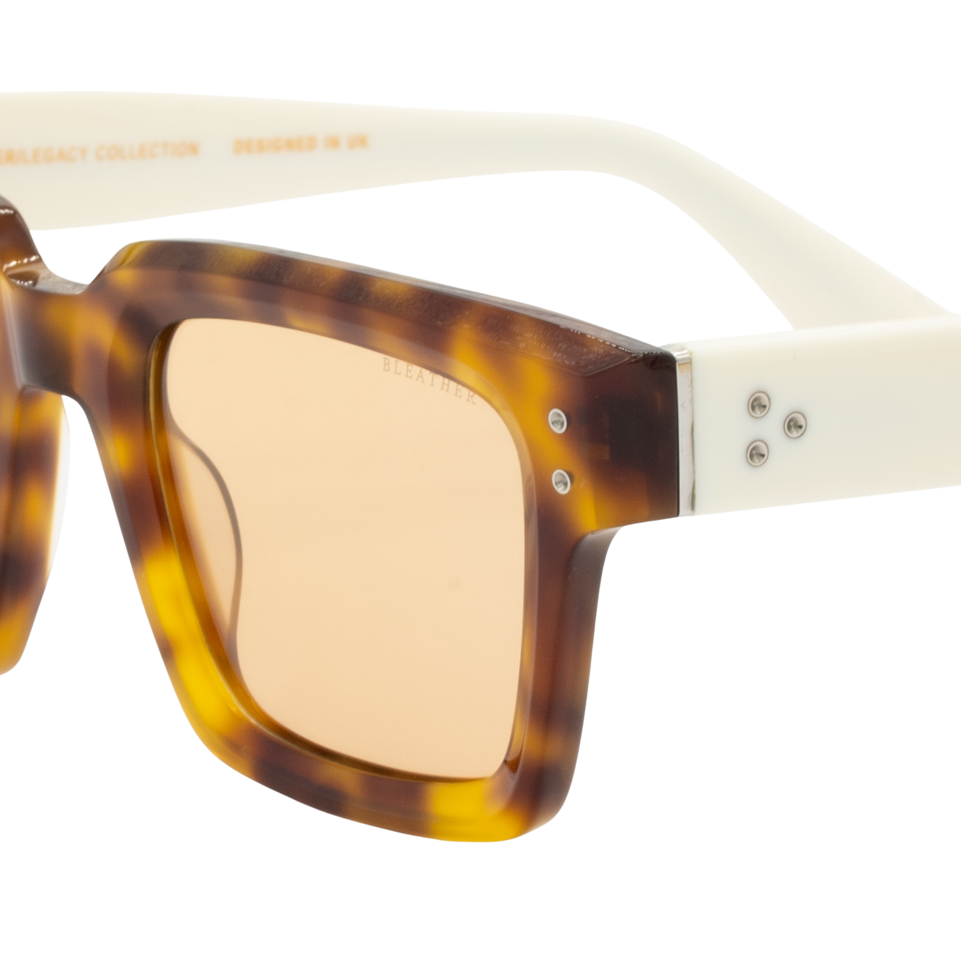 Luca: Lunettes de soleil de luxe Blanc