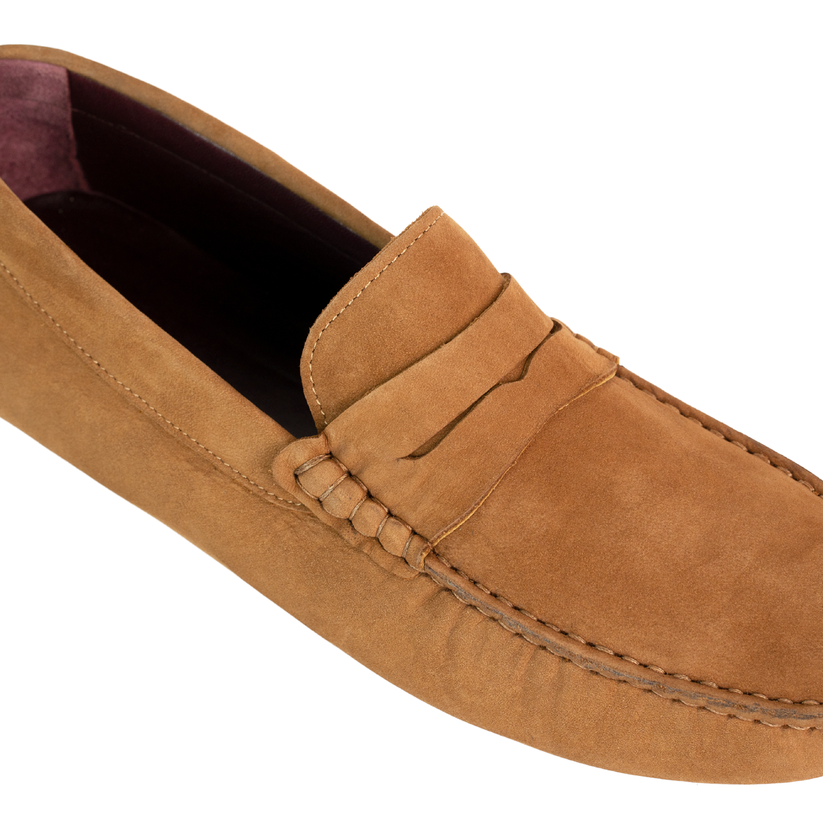 Harvey : Mocassin Homme - Nubuck Tabac
