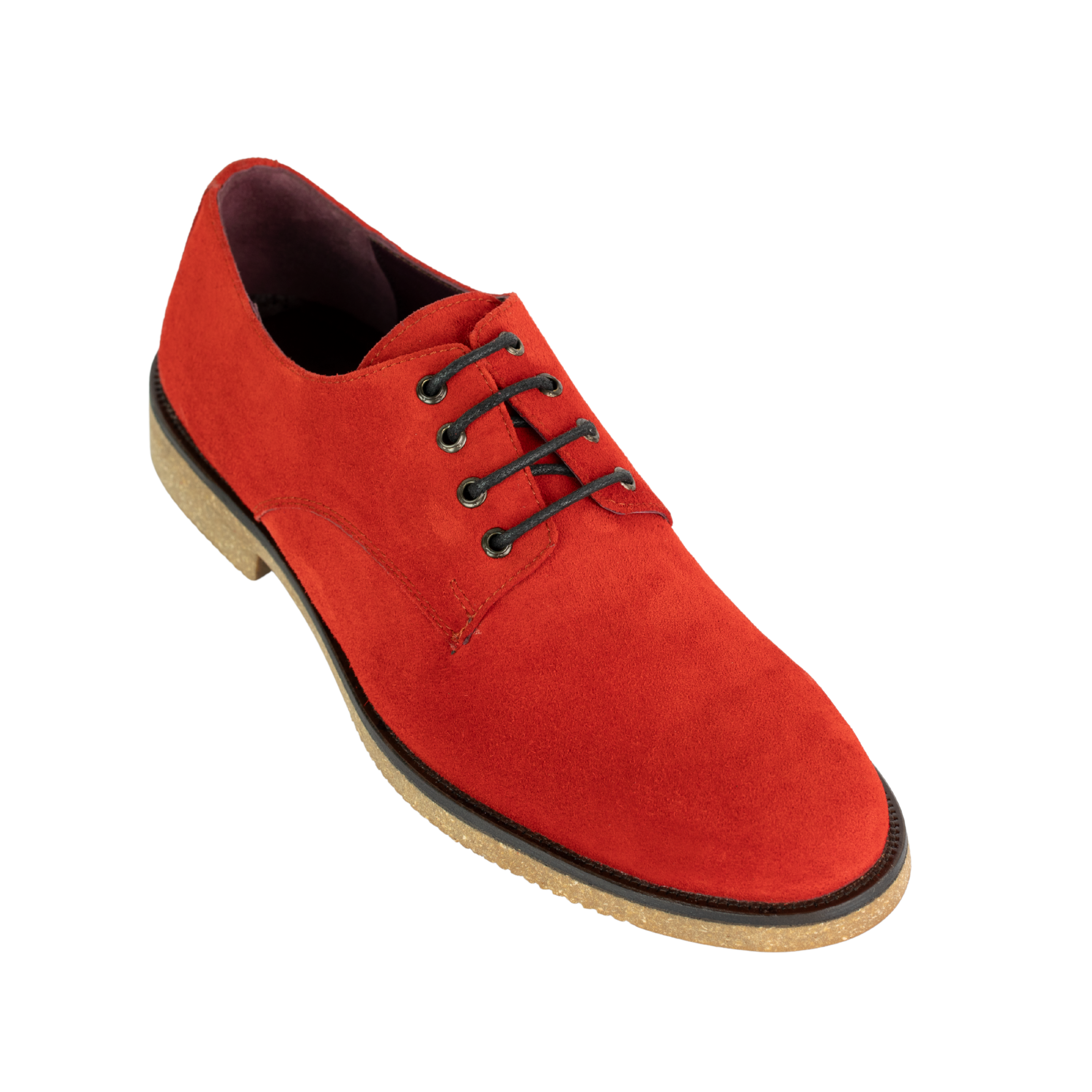 Clive: Derby Homme - Daim Rouge