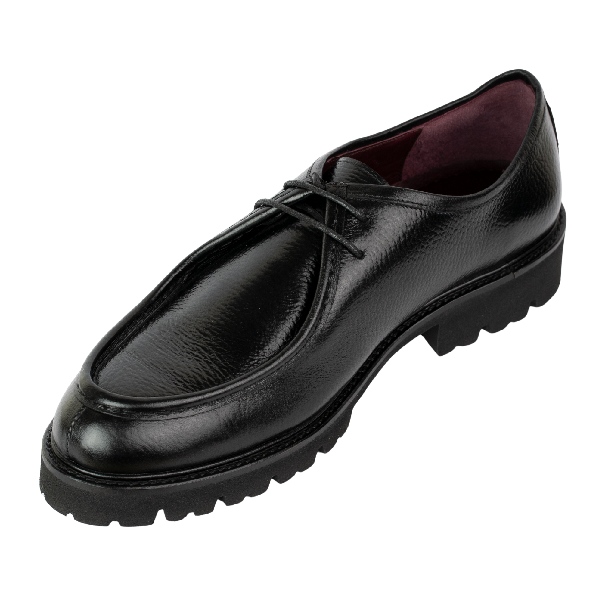 Noble: Derby Homme - Cuir Noir