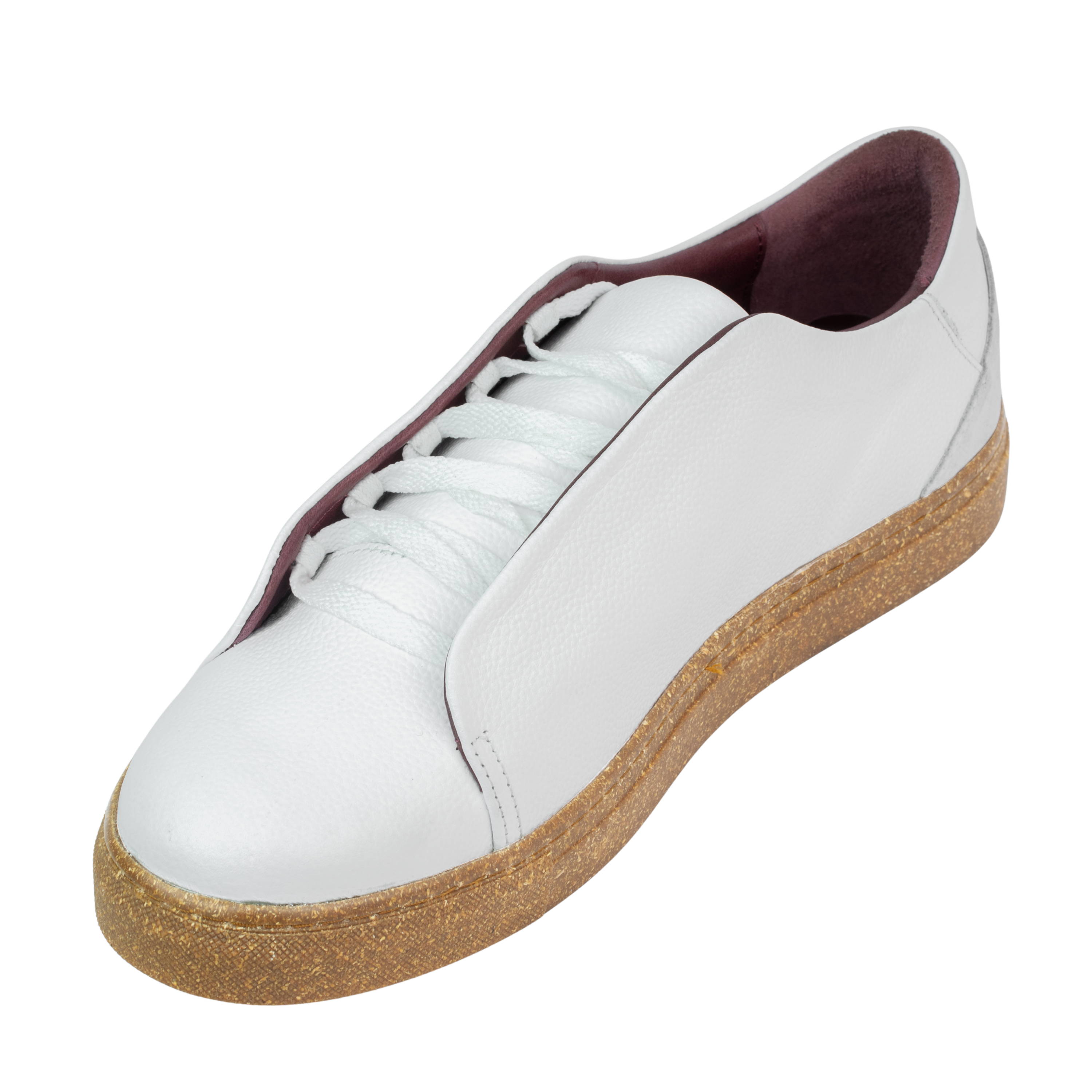 Albert : Sneakers Homme - Cuir Blanc