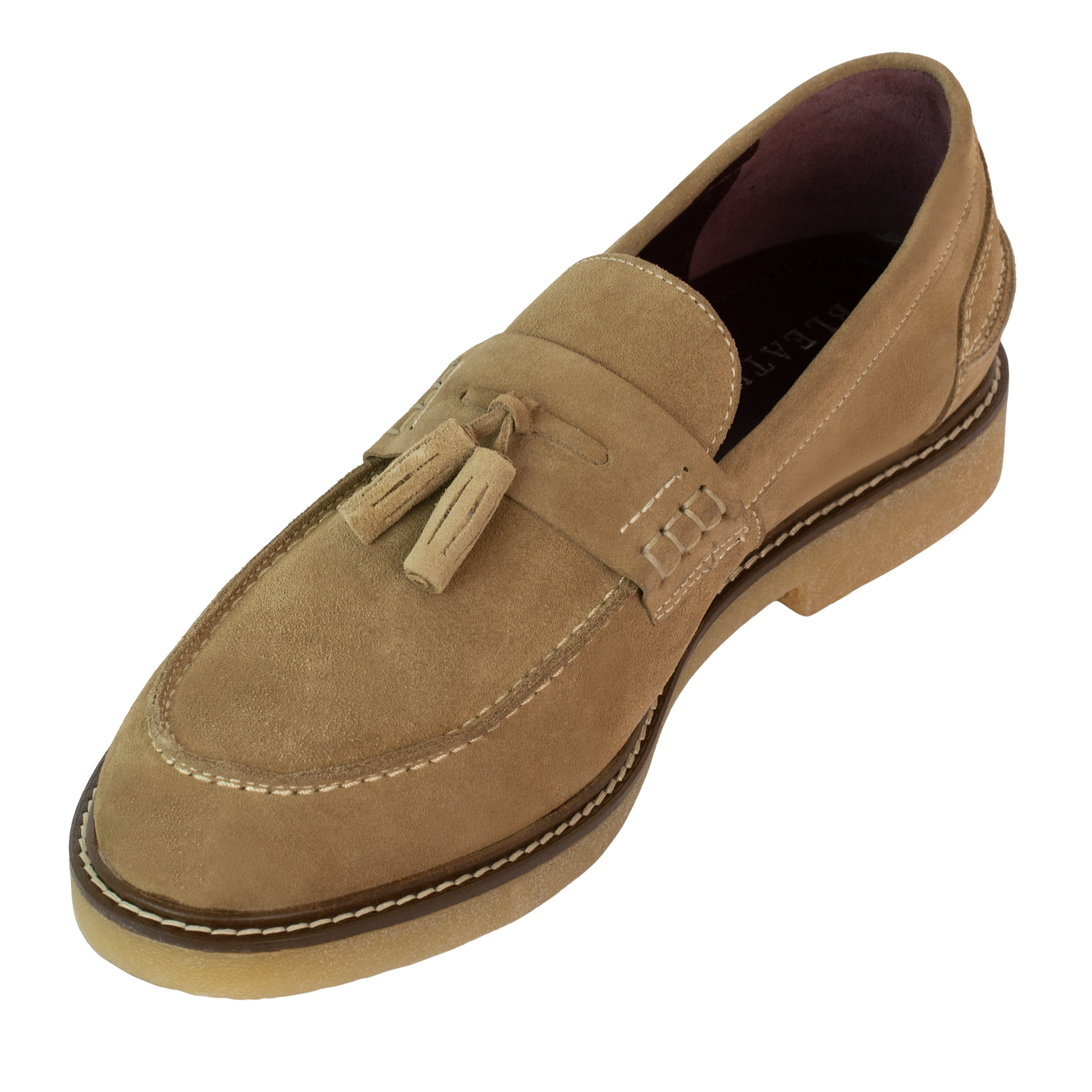 Cambridge: Mocassin Homme - Daim Beige