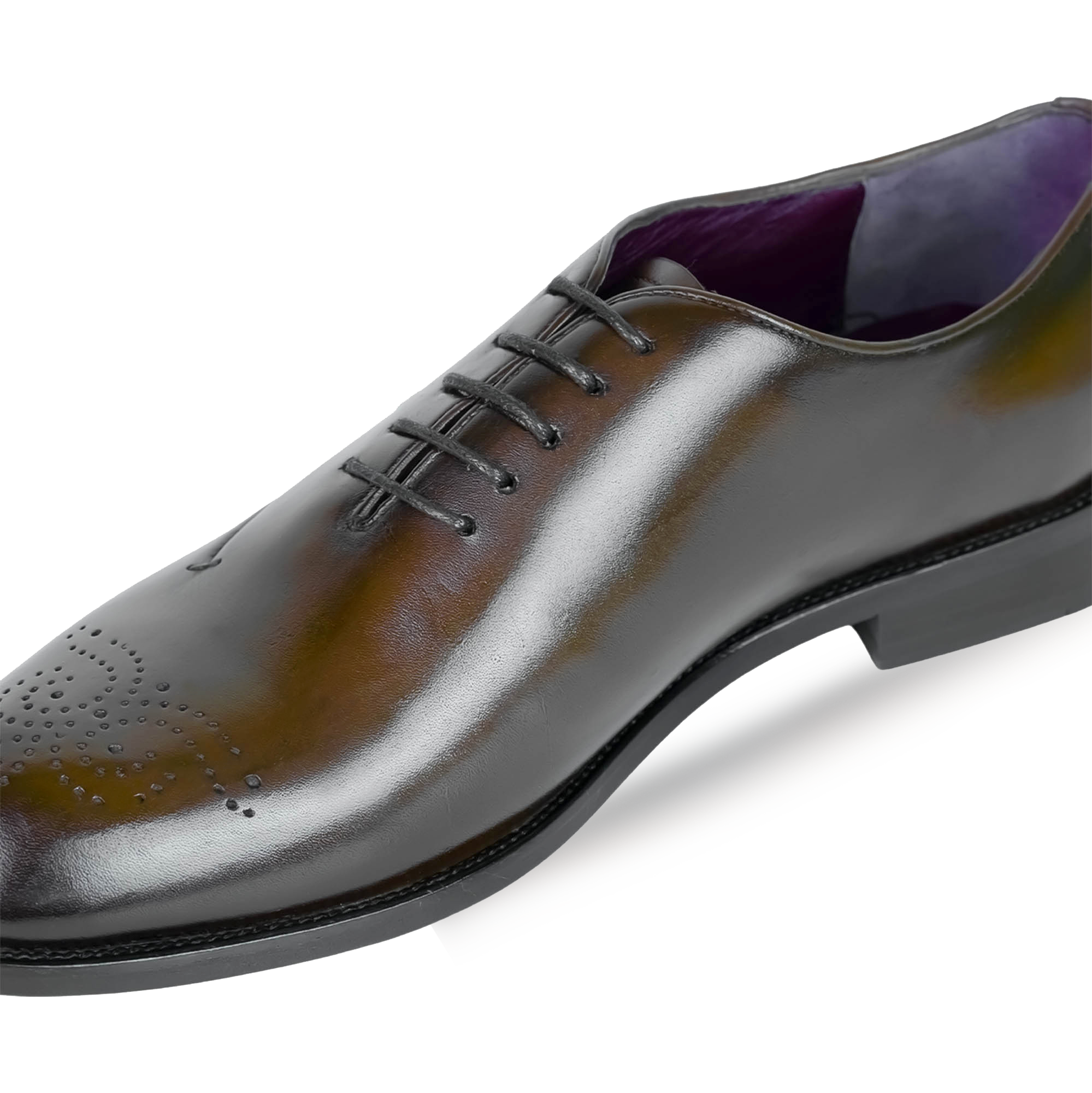 Pharrel: Richelieu Homme - Cuir Marron