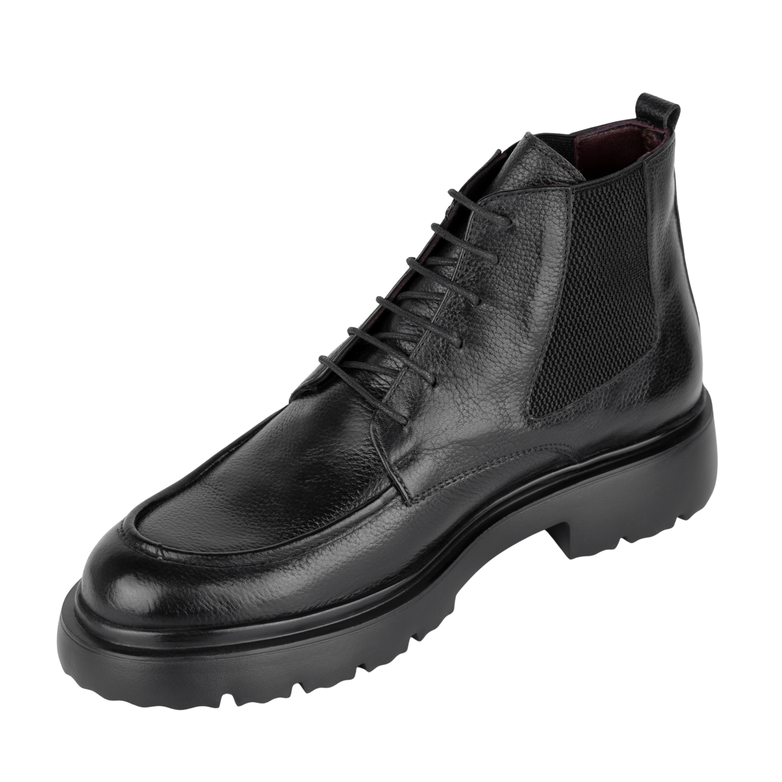 Owen: Bottes Homme - Cuir Noir