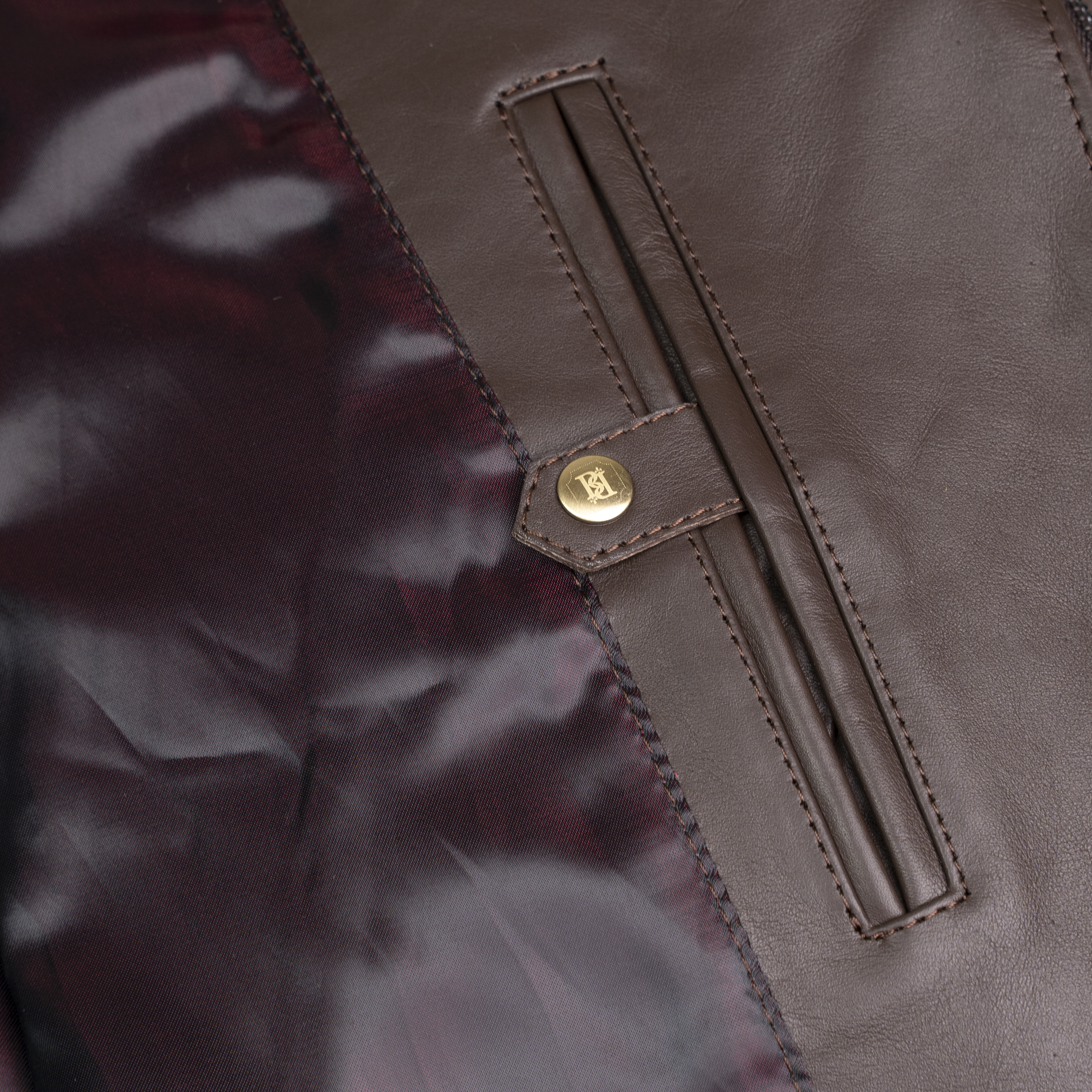 Perfecto: Jacket Hommes - Cuir Marron
