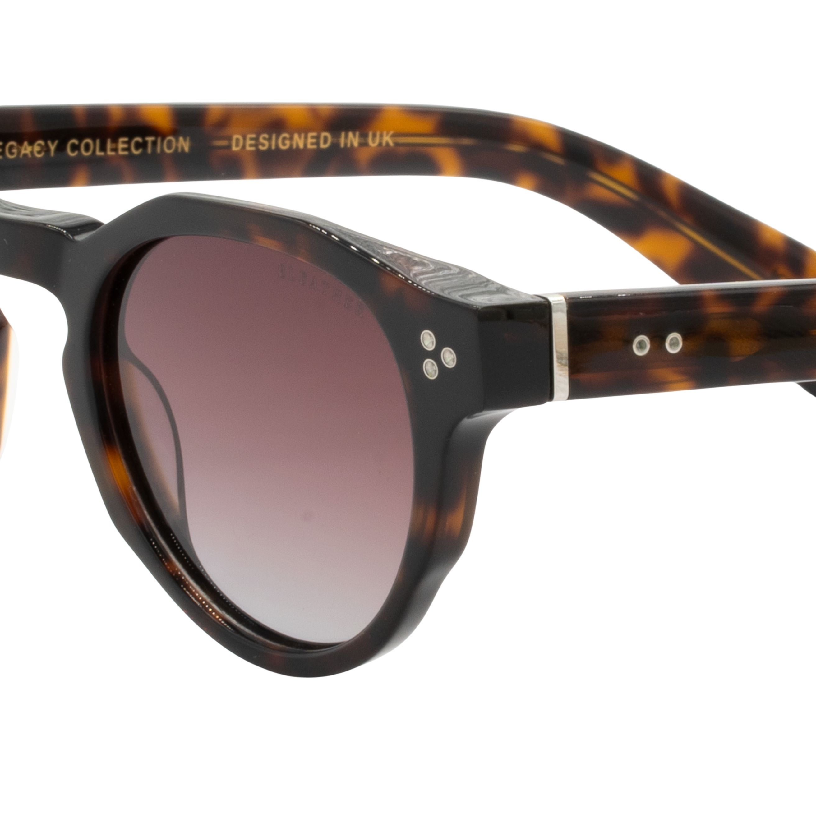 Ryder: Lunettes de soleil de luxe Havane