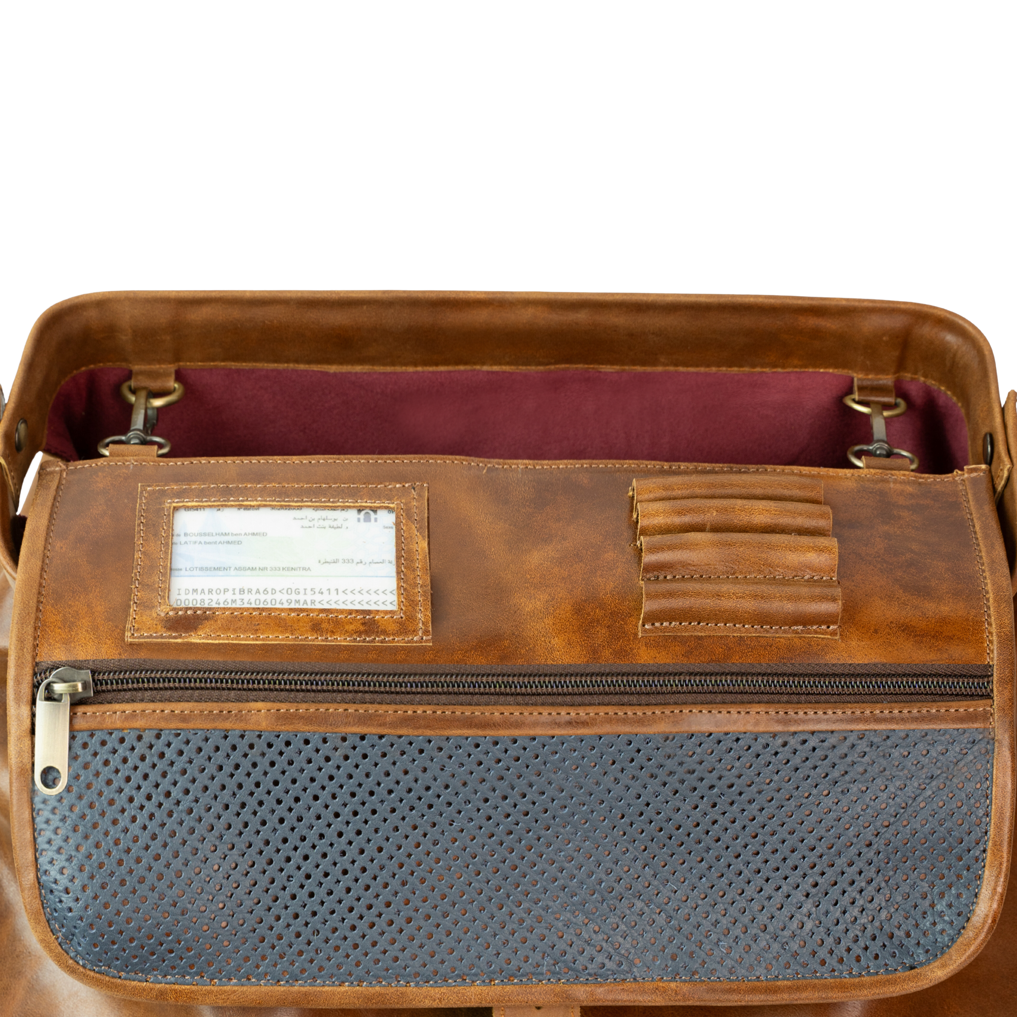 Practitioner: Cartable - Cuir Tabac