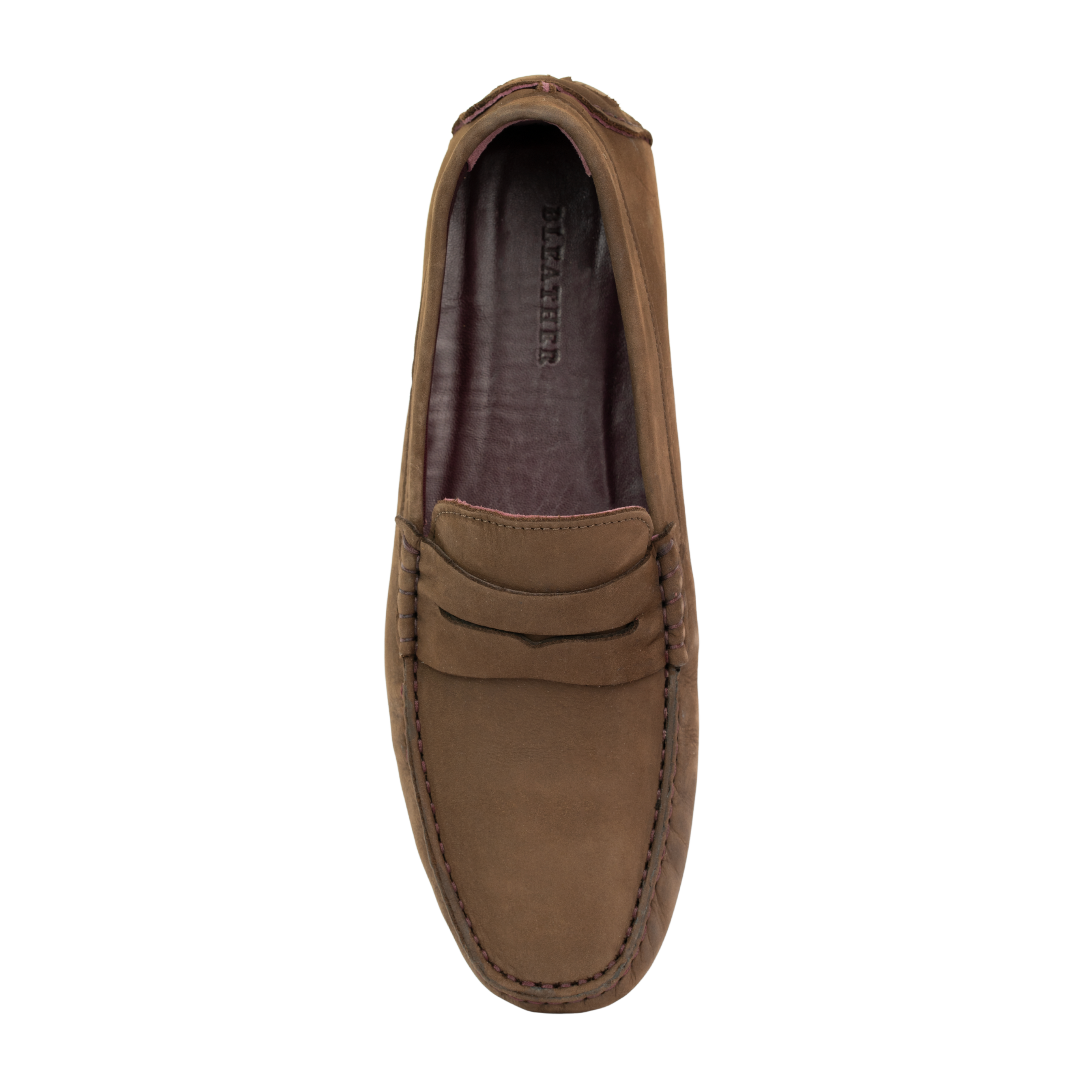 Harvey : Mocassin Homme - Nubuck Marron