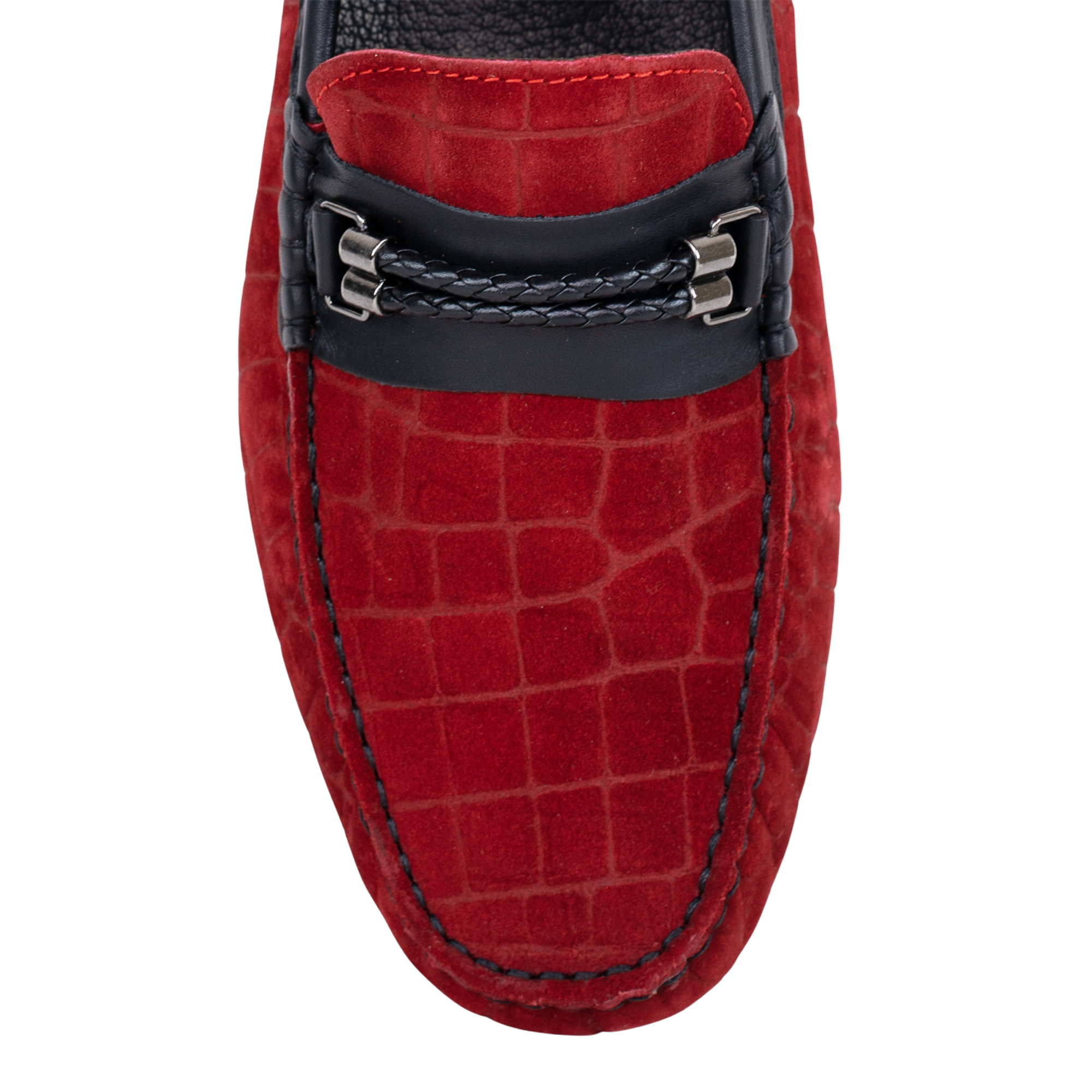 Oscar: Mocassin Homme - Daim Rouge
