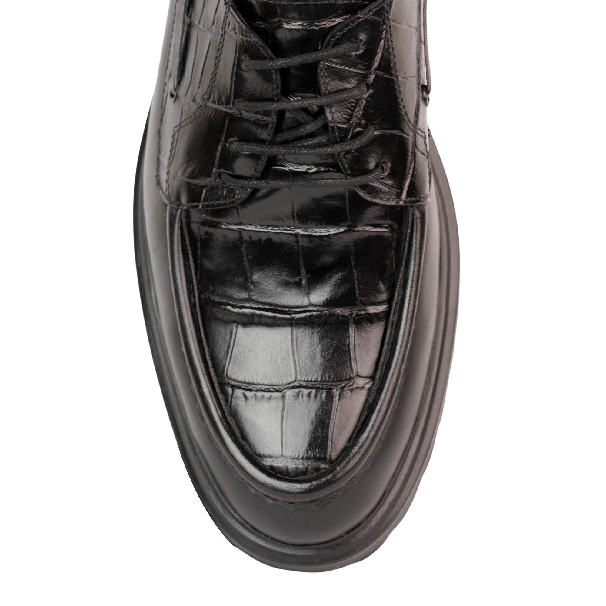 Monarch: Derby Homme - Cuir Noir