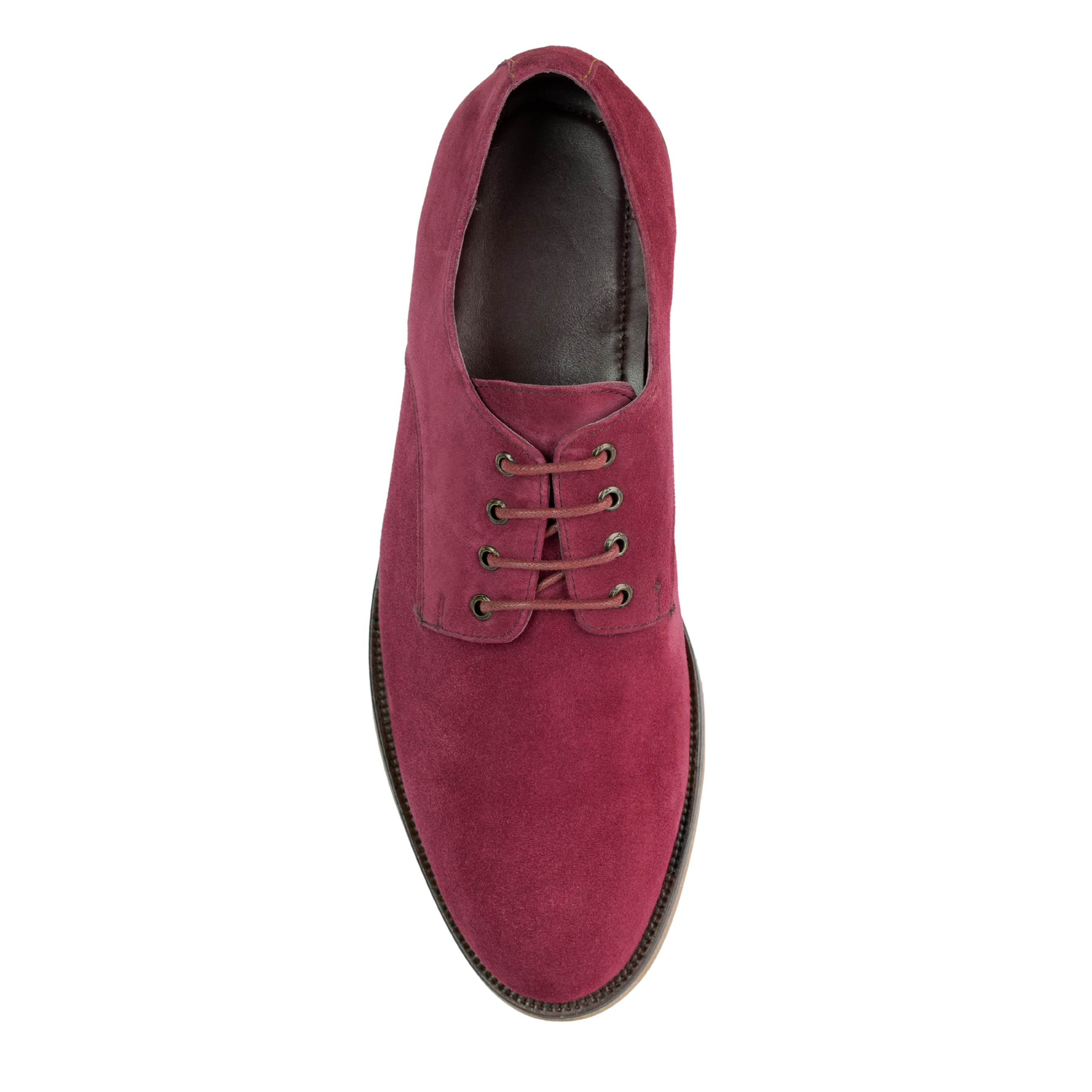 Clive: Derby Homme - Daim Violet
