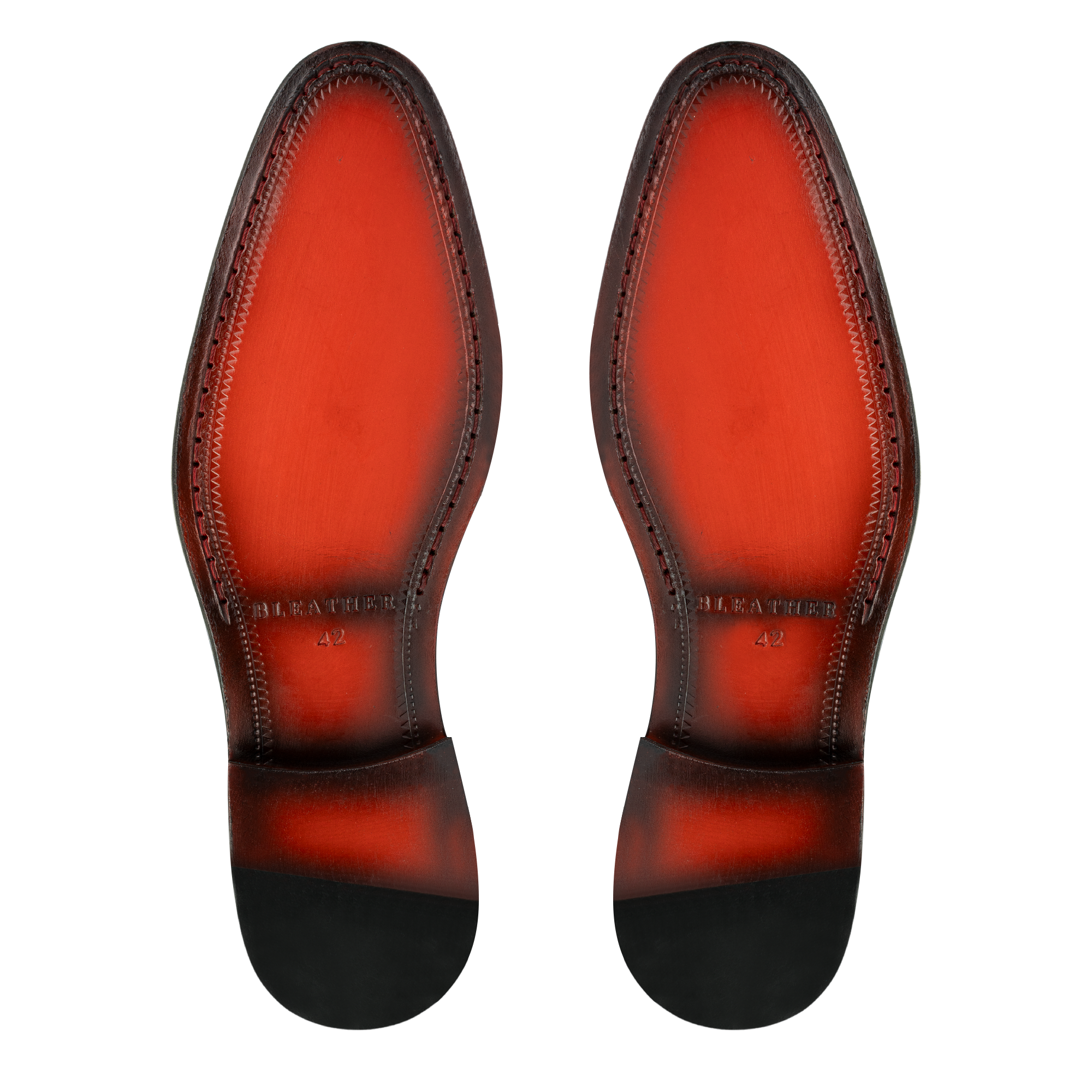 Landon: Richelieu Homme - Cuir Bleu gravé