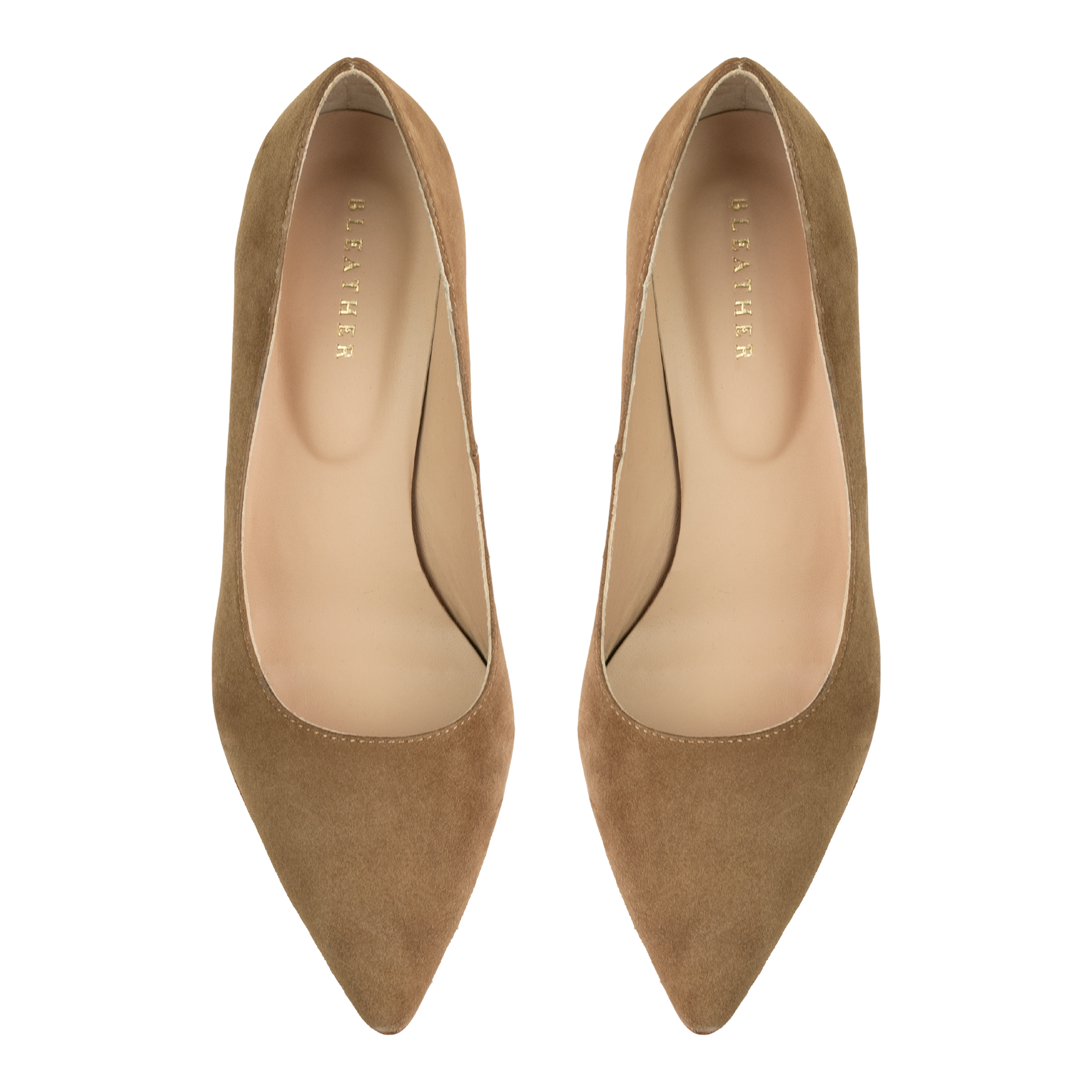 Poppy: Escarpins Femme - Daim Beige