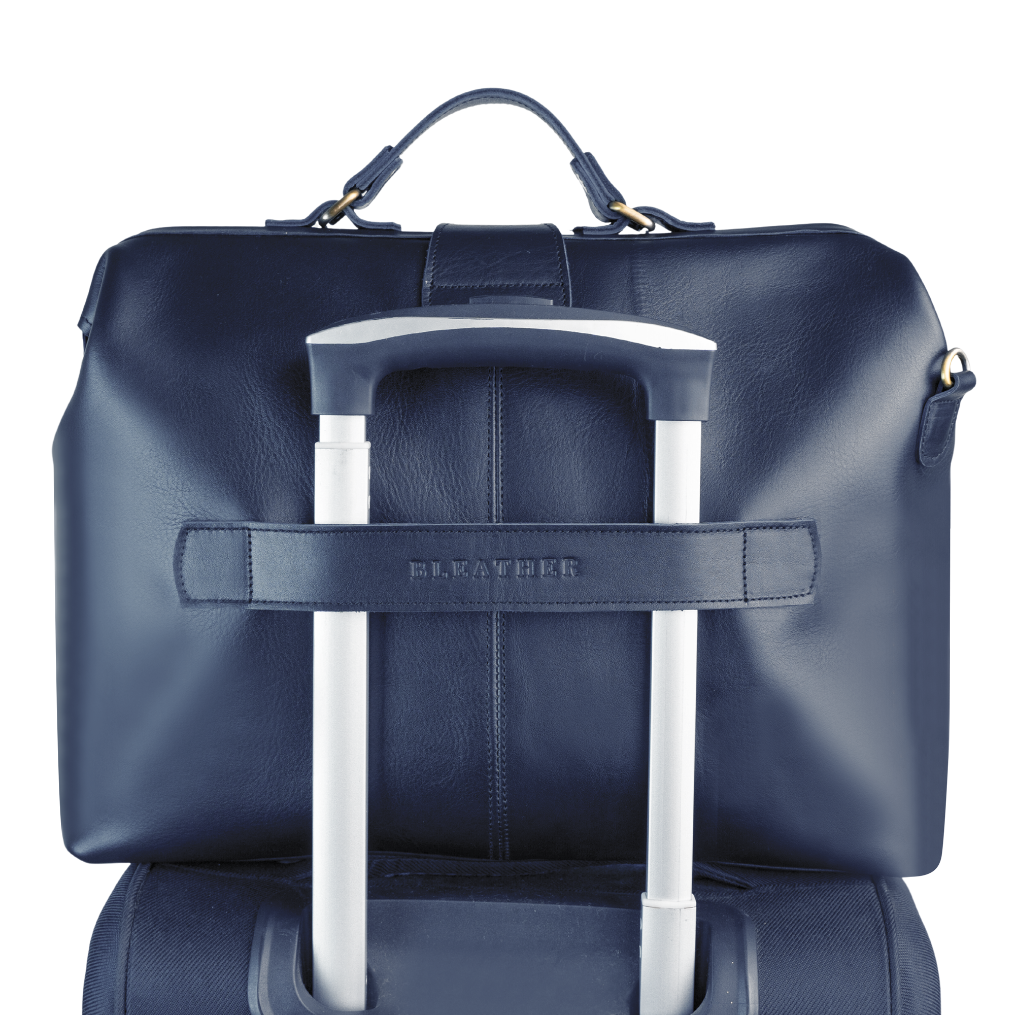 Practitioner: Cartable - Cuir Bleu